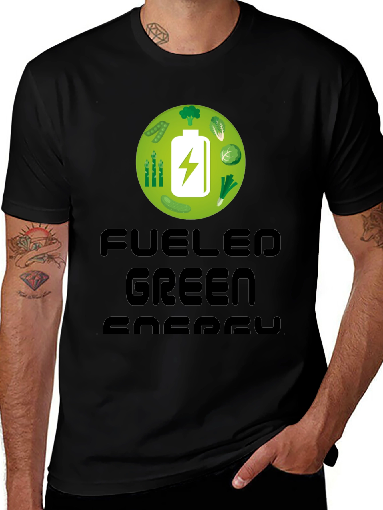 Variant 18 of Fueled Green Energy T-Shirt