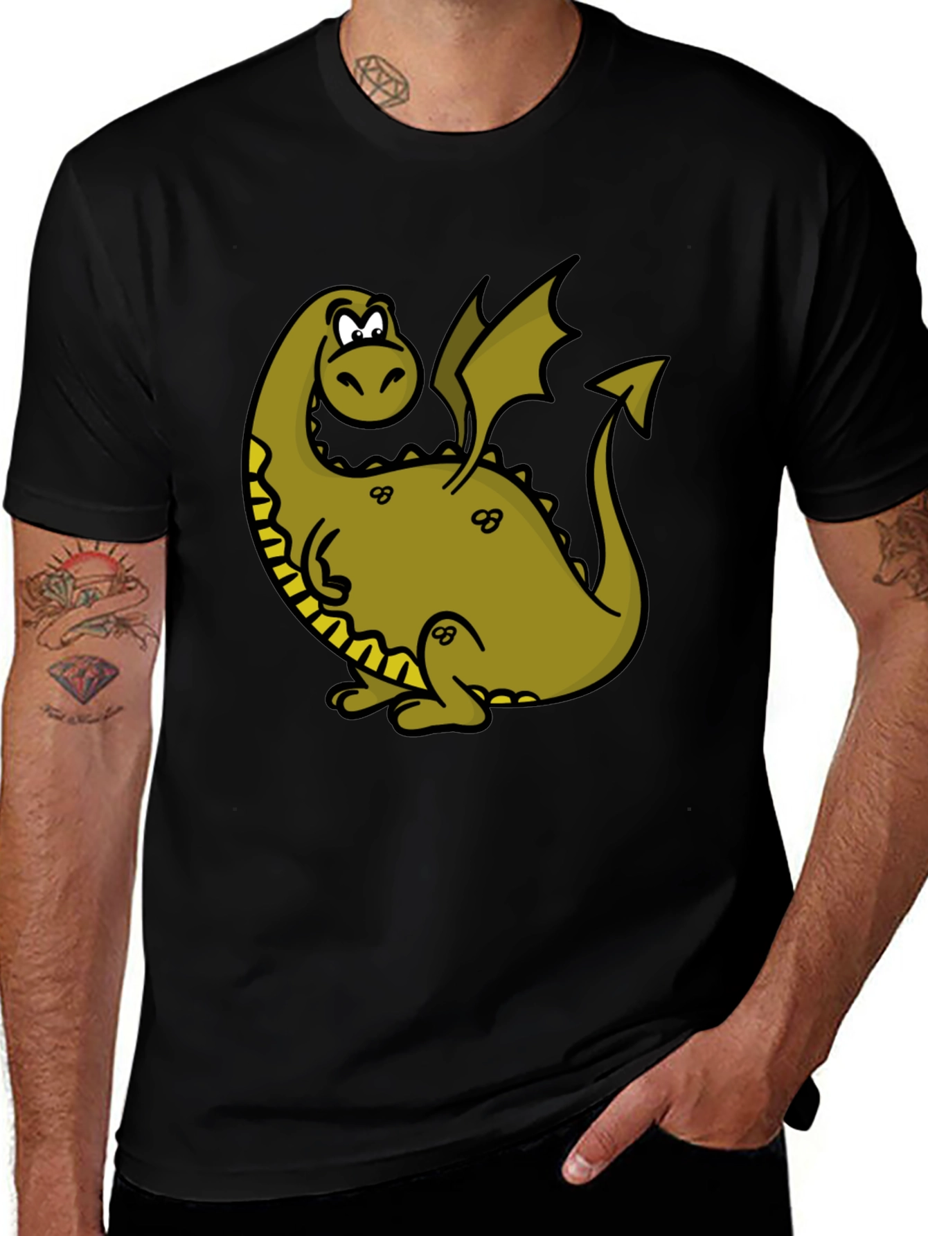Dragon Graphic Black T-Shirt