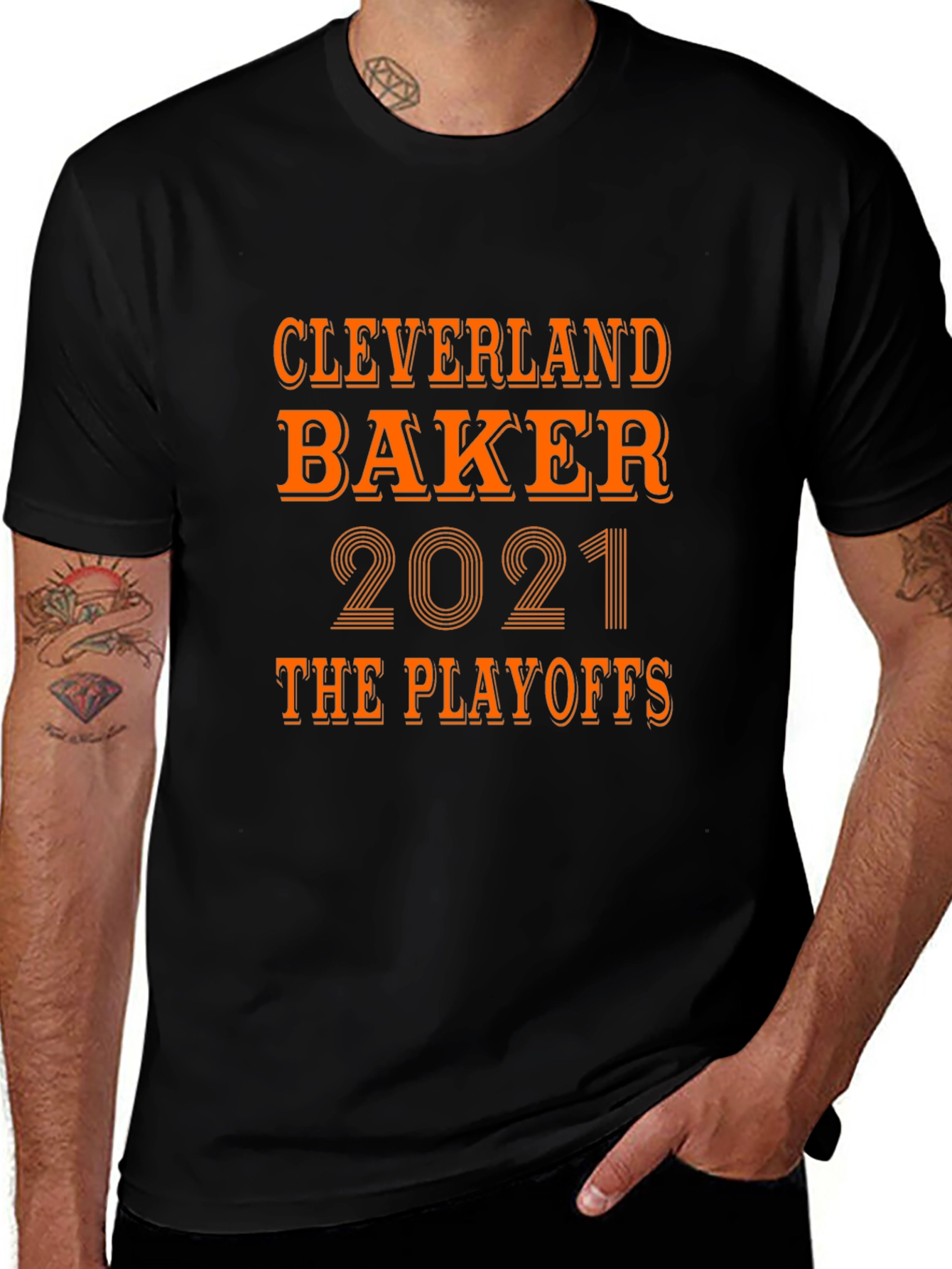 Cleveland Baker 2021 Playoff T-Shirt