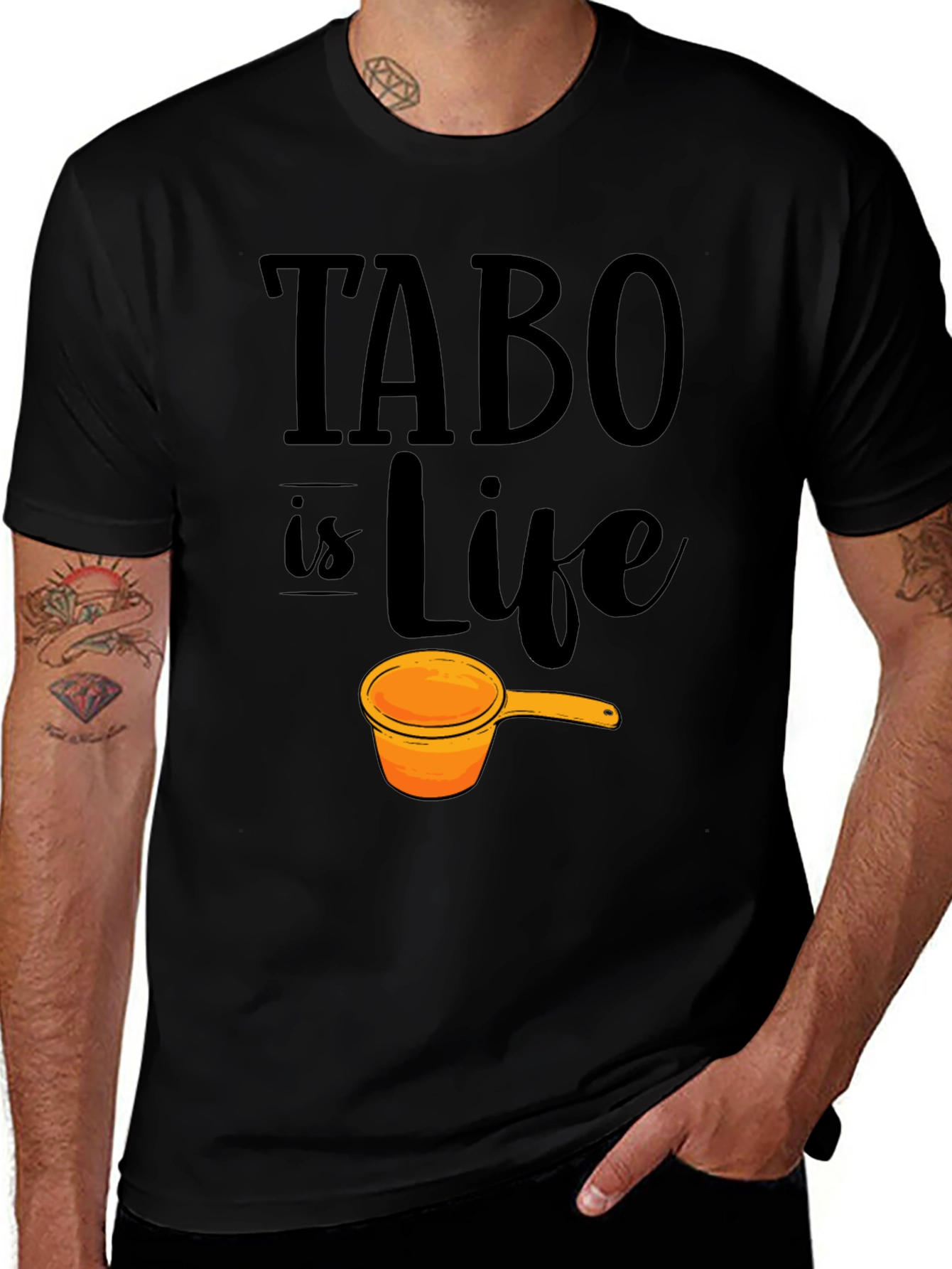 Variant 30 of Tabo is Life Graphic T-Shirt