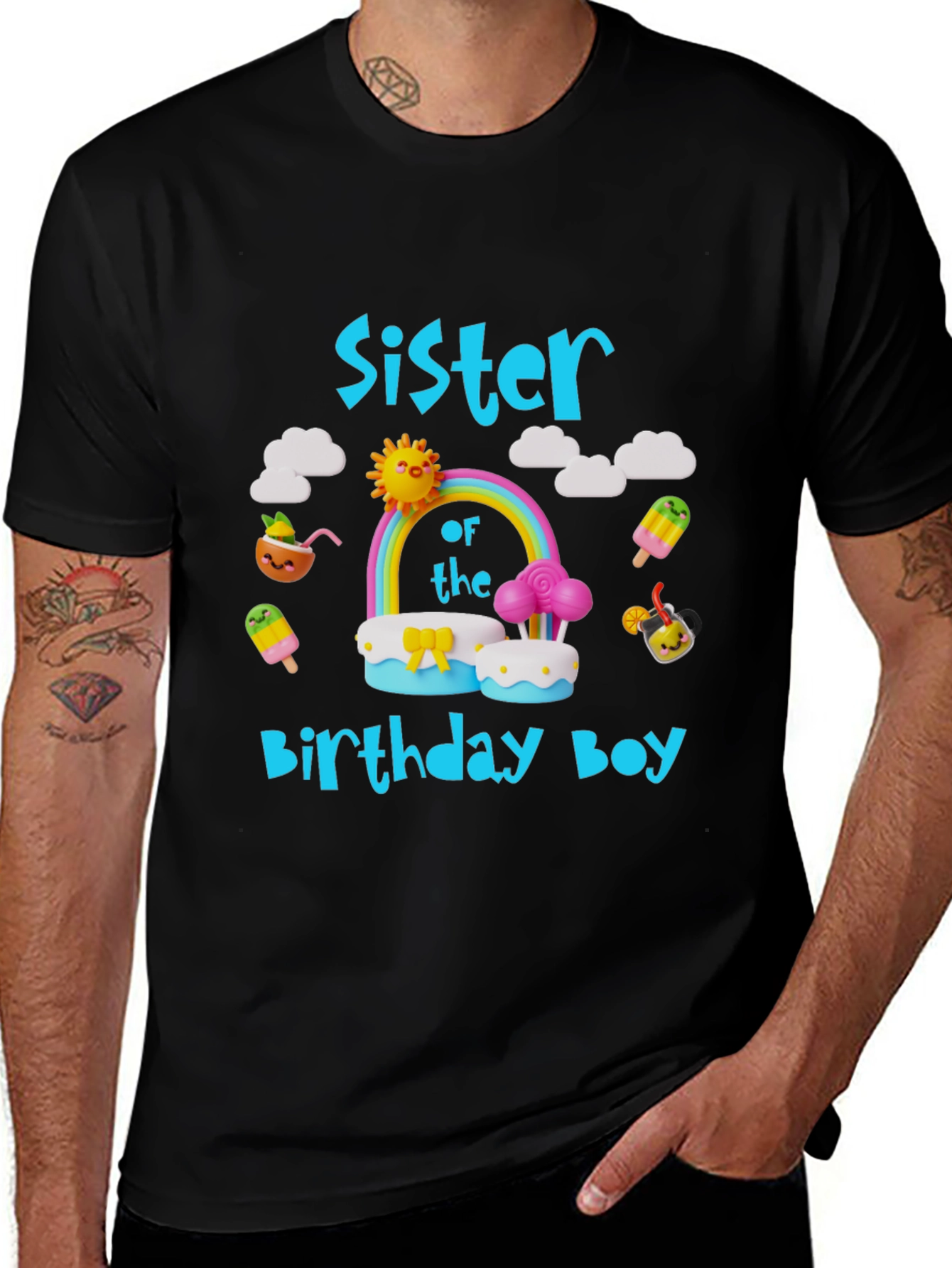 Sister of the Birthday Boy T-Shirt