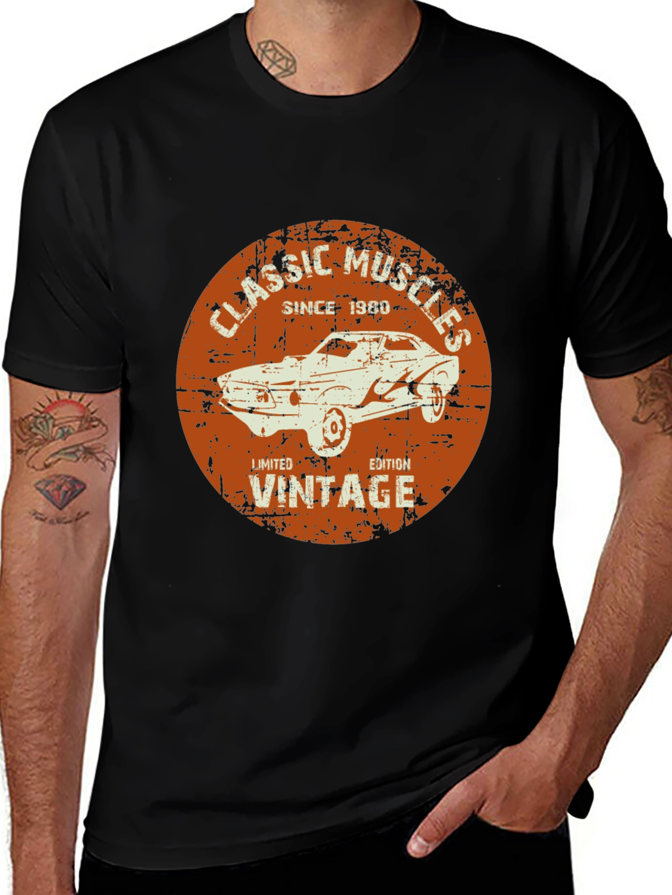 Variant 27 of Classic Muscle Car Vintage Graphic Tee - Since 1960