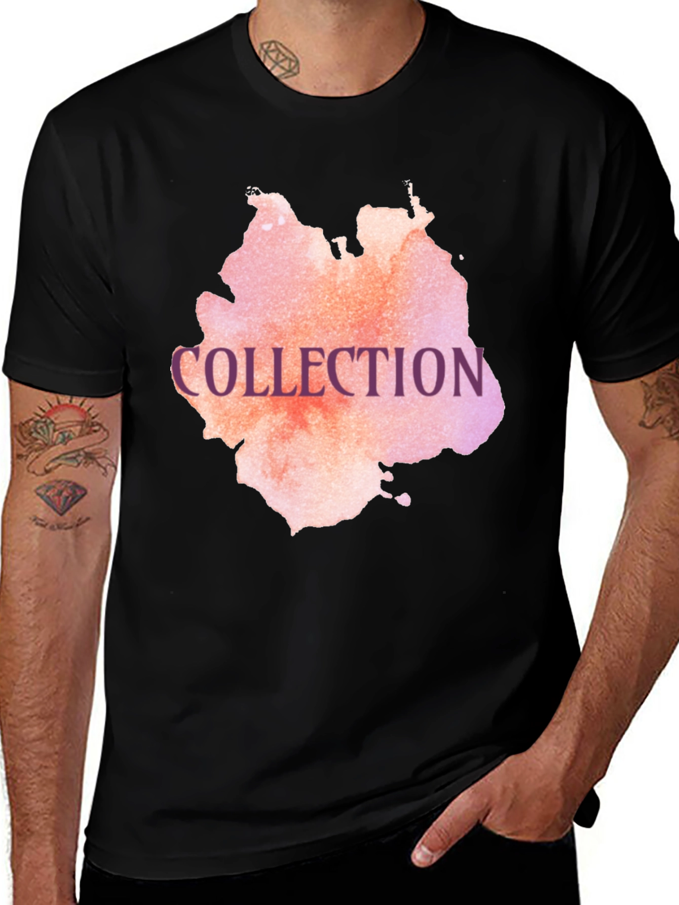 Variant 28 of Collection Graphic Tee - Stylish Black T-Shirt