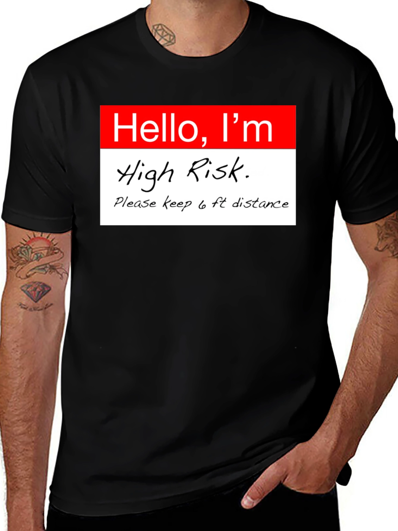 Variant 11 of High Risk Social Distancing T-Shirt