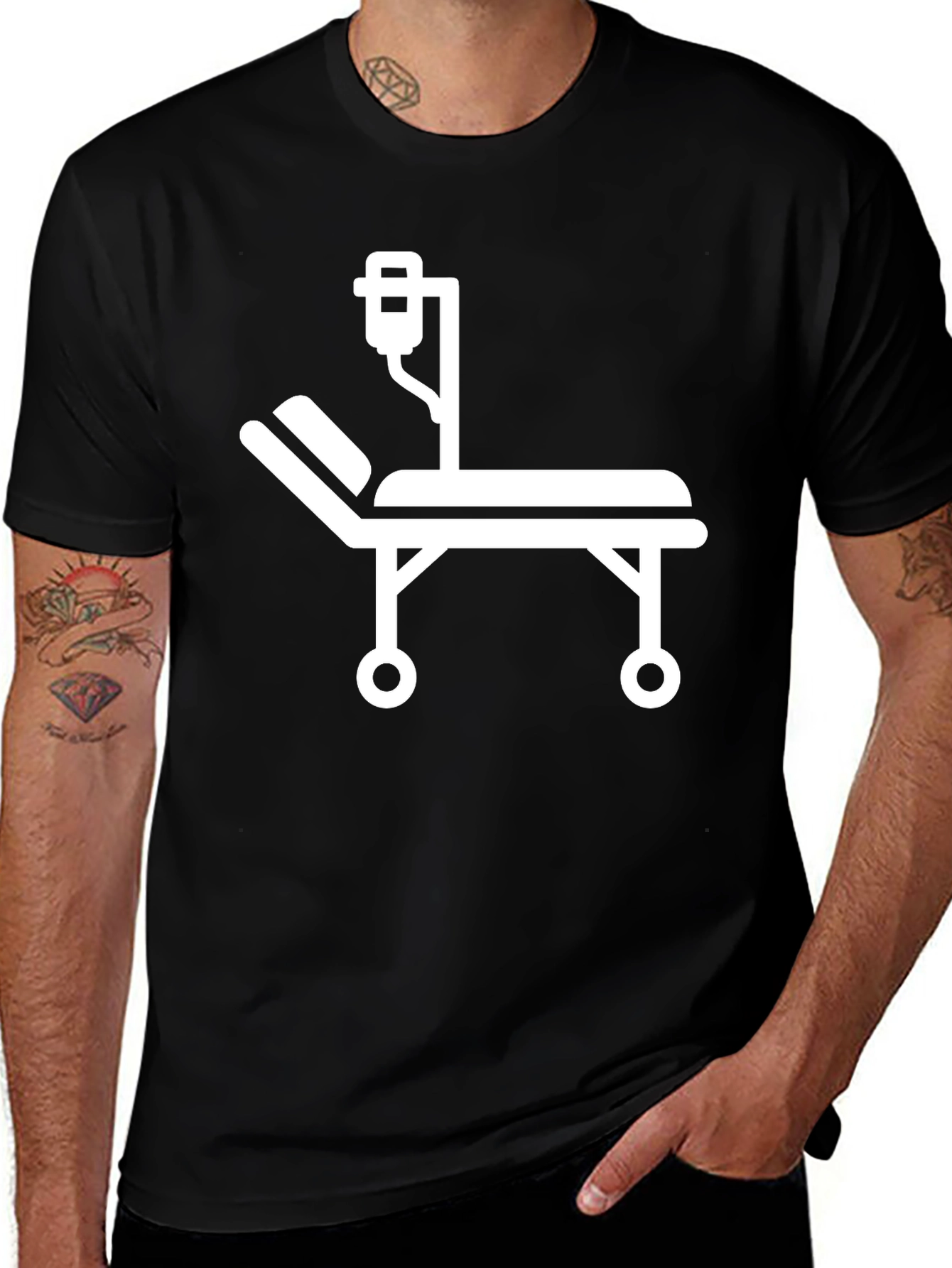 Variant 10 of Medical Stretcher Graphic T-Shirt