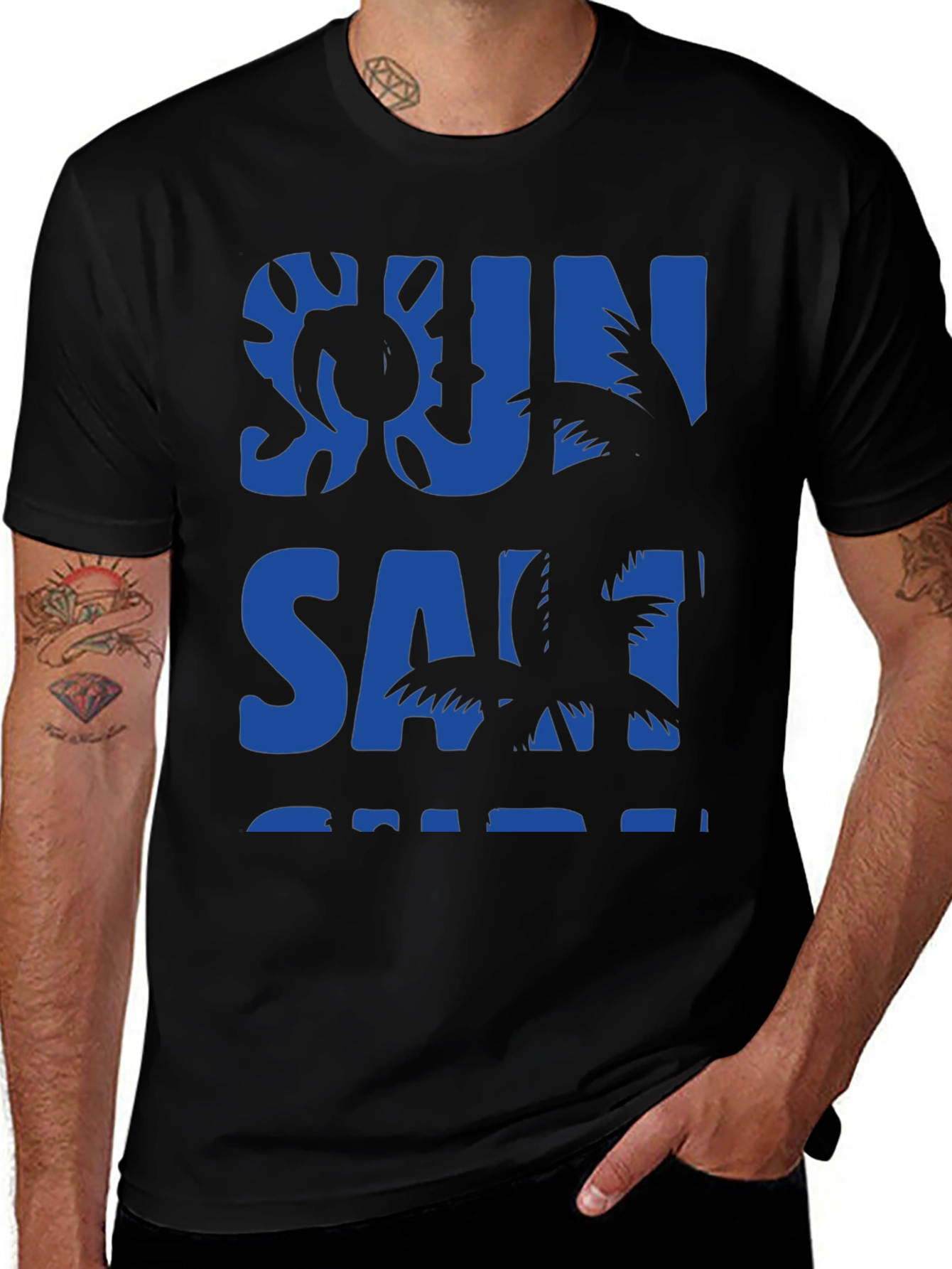 Variant 29 of Sun, Salt, Sand T-Shirt - Tropical Vibes