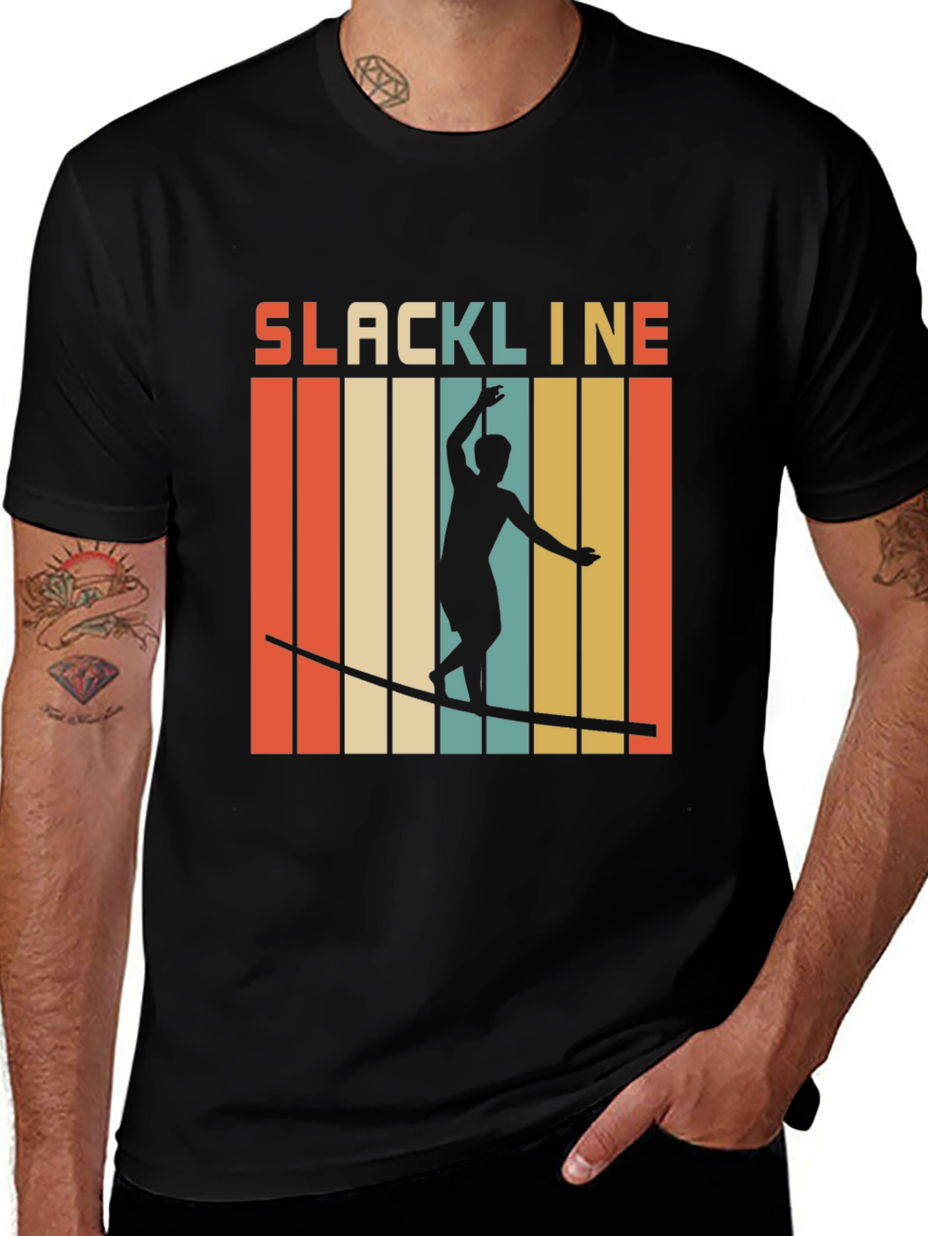 Variant 12 of Slackline Retro T-Shirt