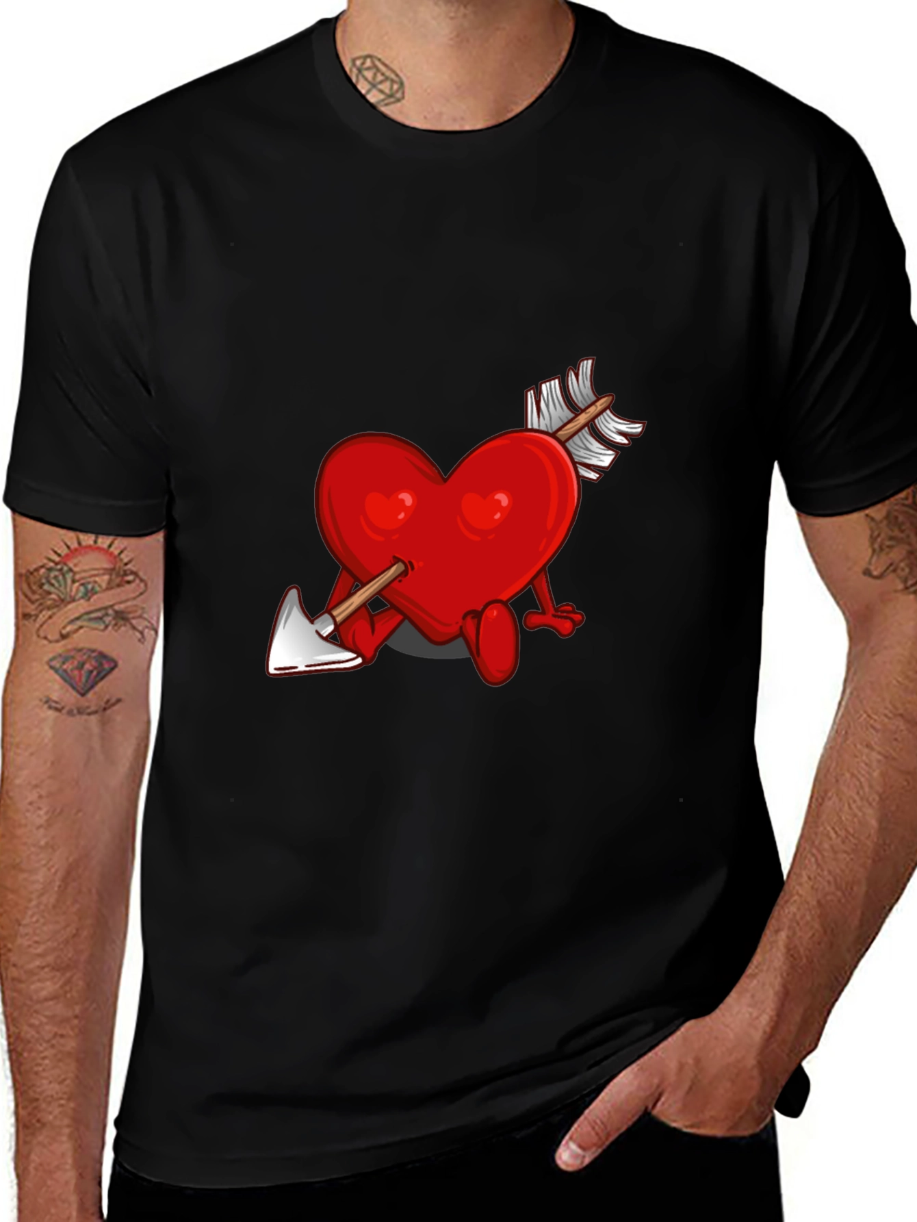 Variant 14 of Heart Axe T-Shirt