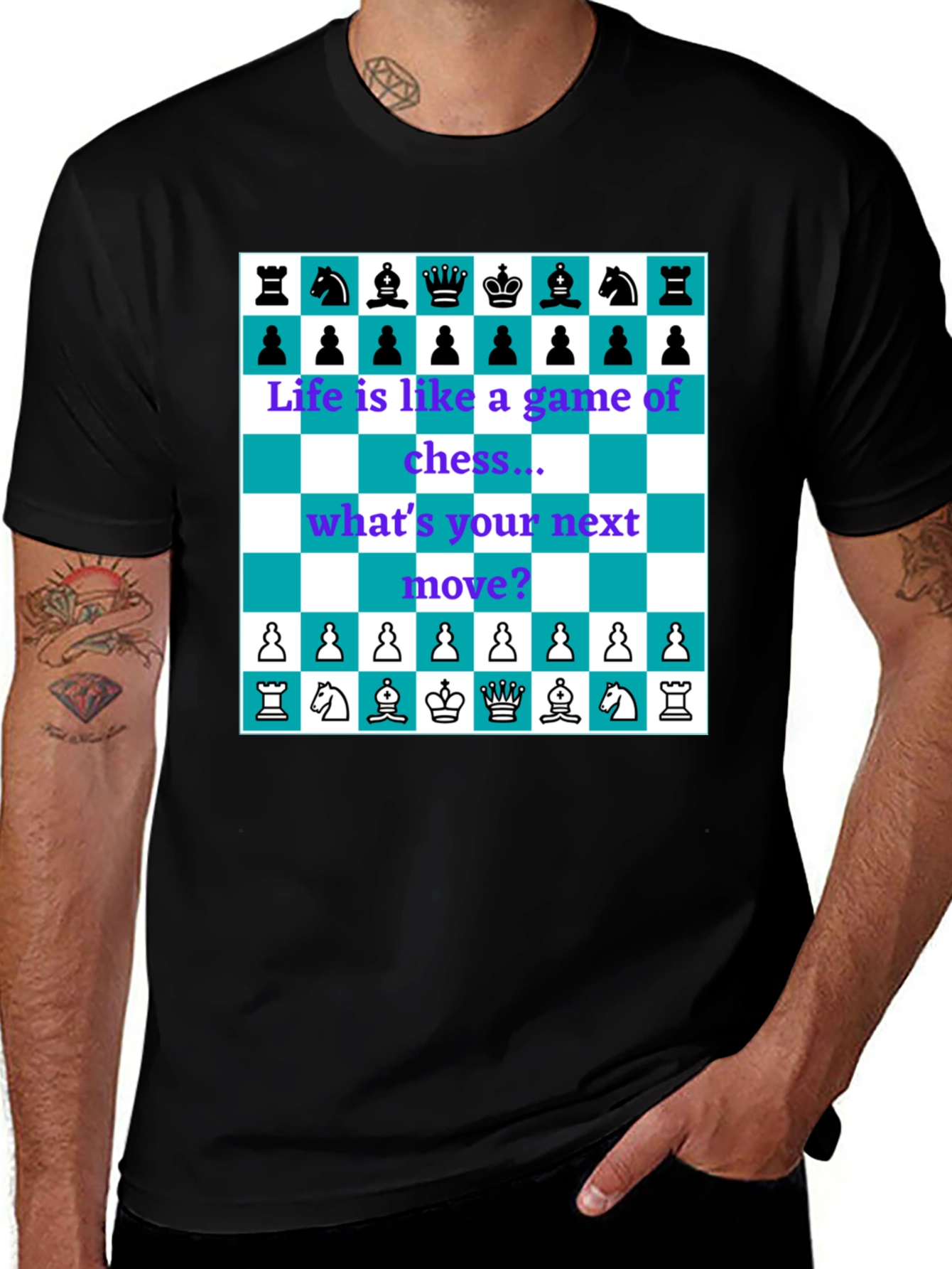 Variant 11 of Life is Like Chess T-Shirt