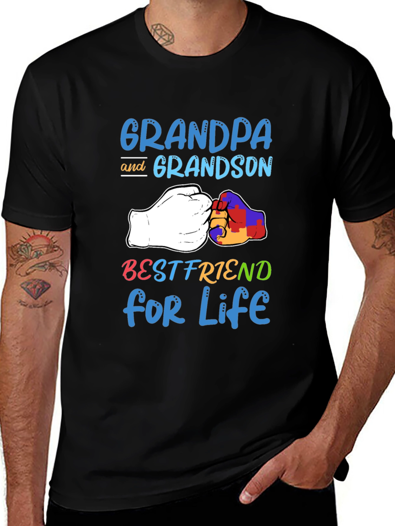 Variant 7 of Grandpa and Grandson Best Friend T-Shirt