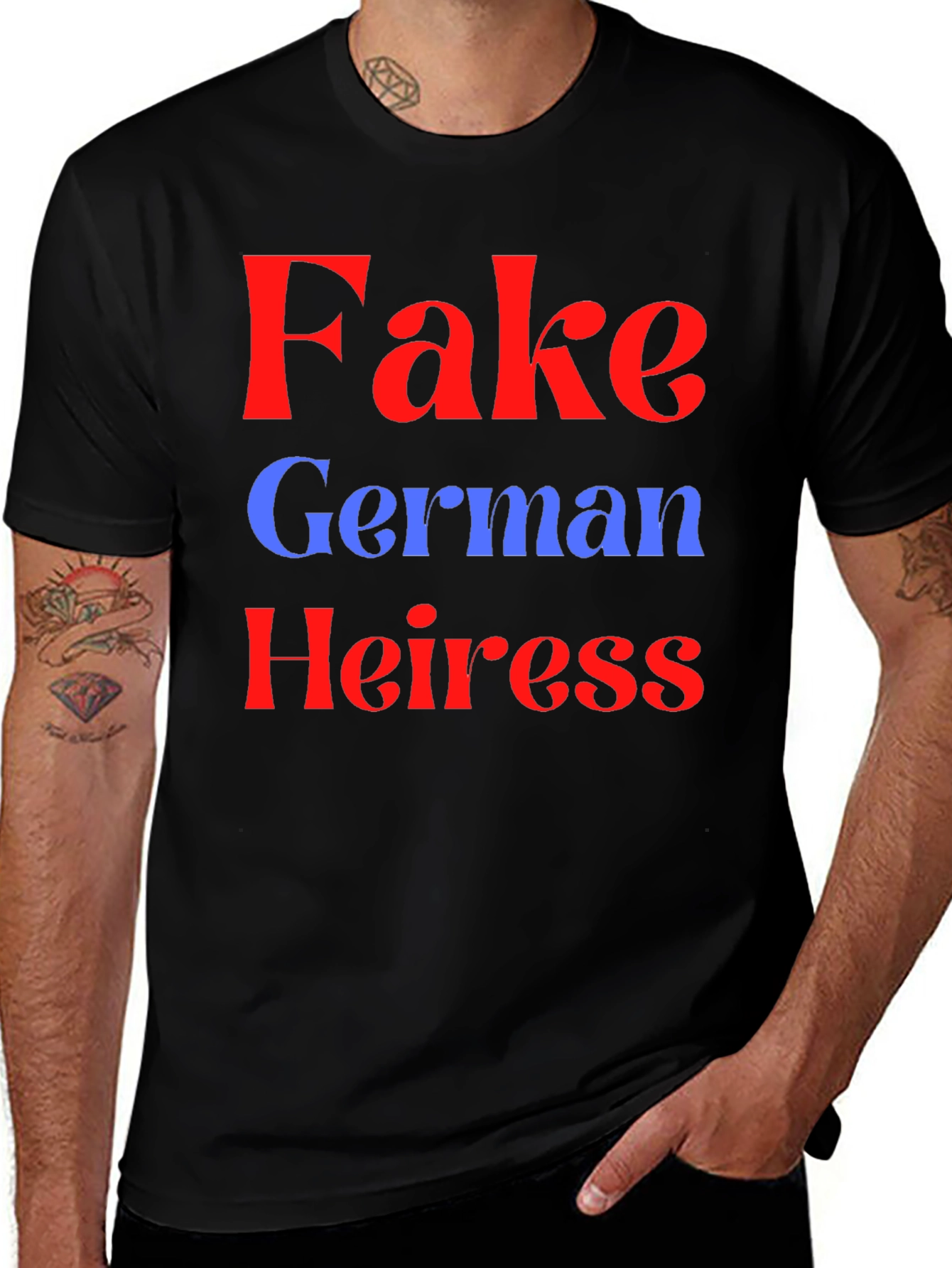 Variant 30 of Fake German Heiress T-Shirt - Novelty Tee