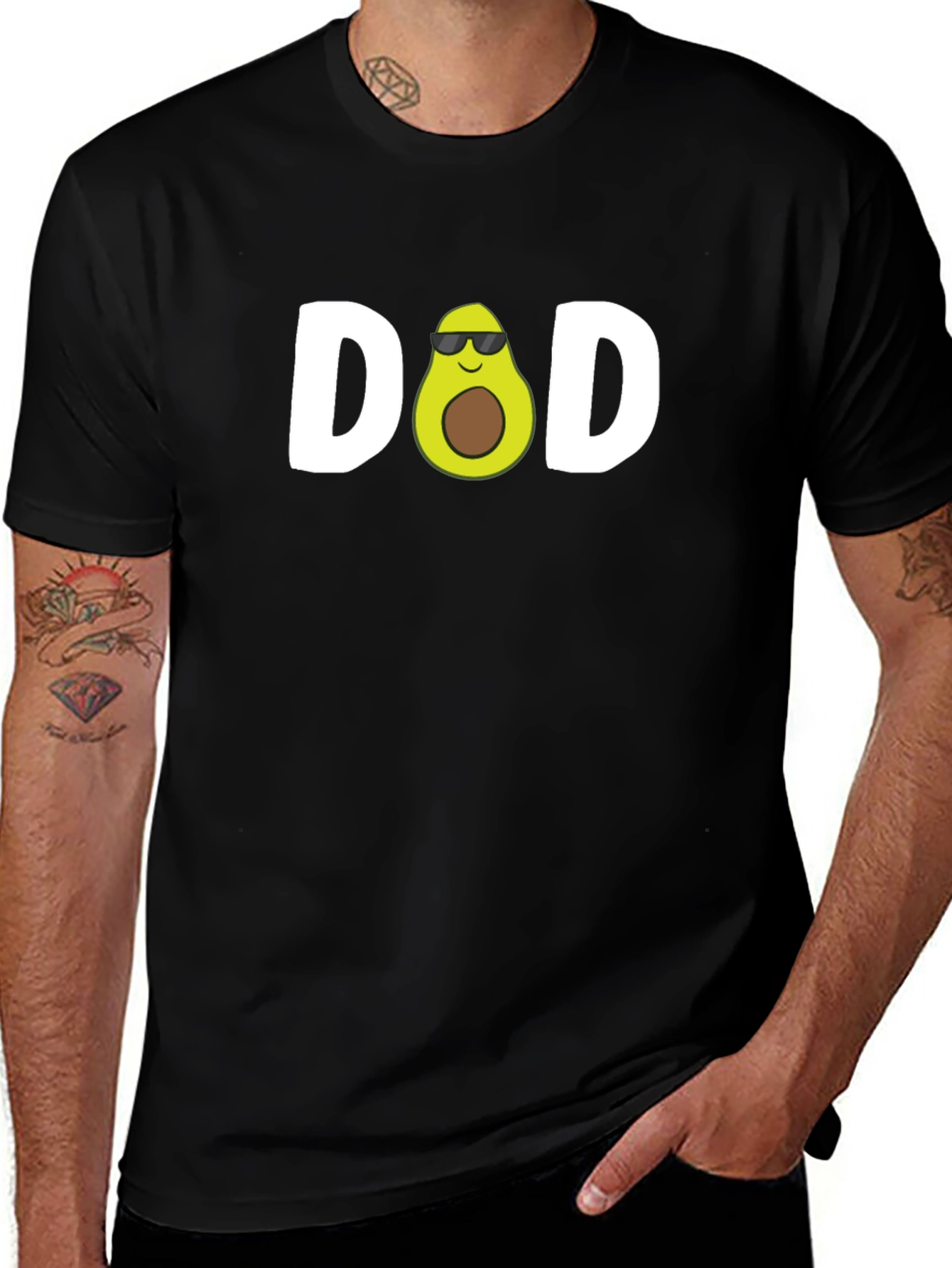 Dad Avocado T-Shirt - Cool Father's Day Gift!