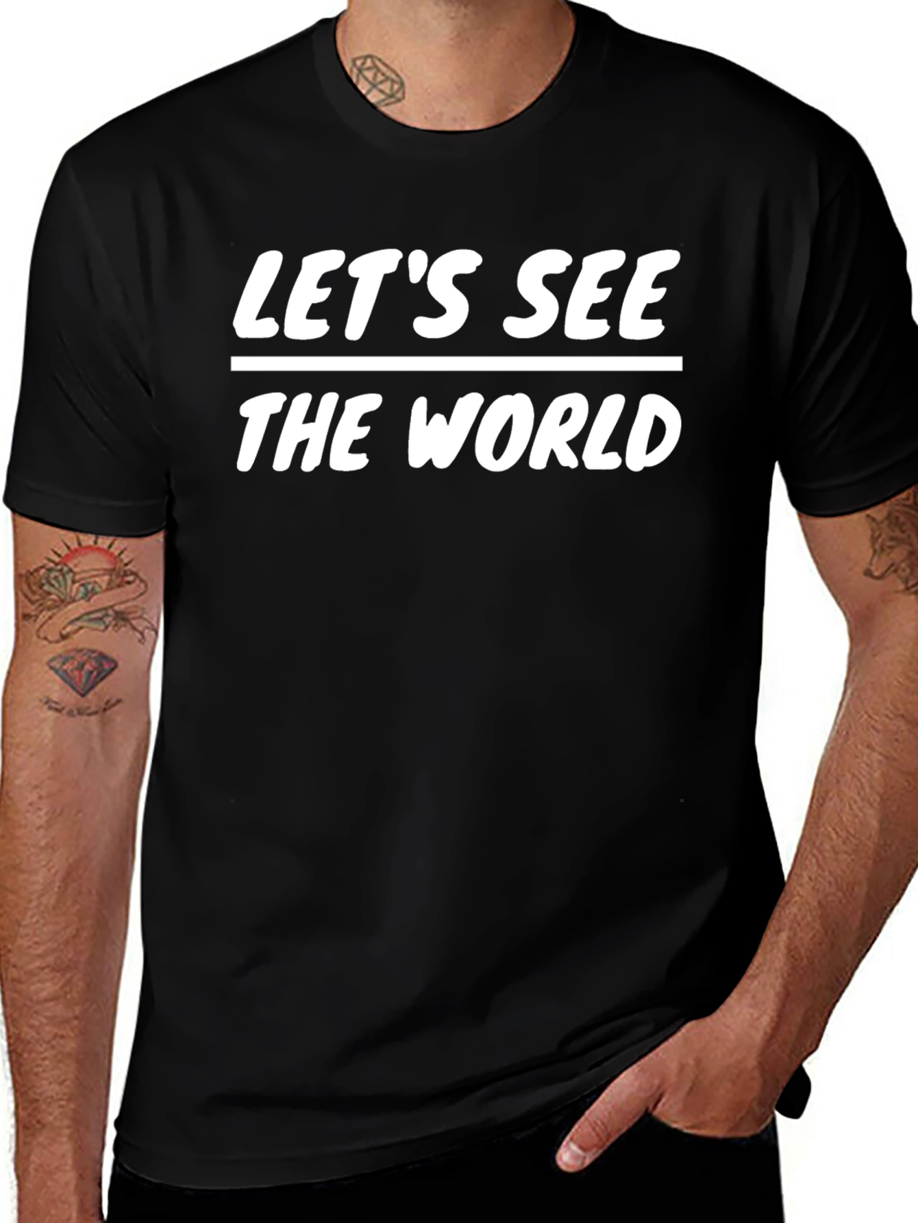 Variant 18 of Let's See The World Graphic T-Shirt