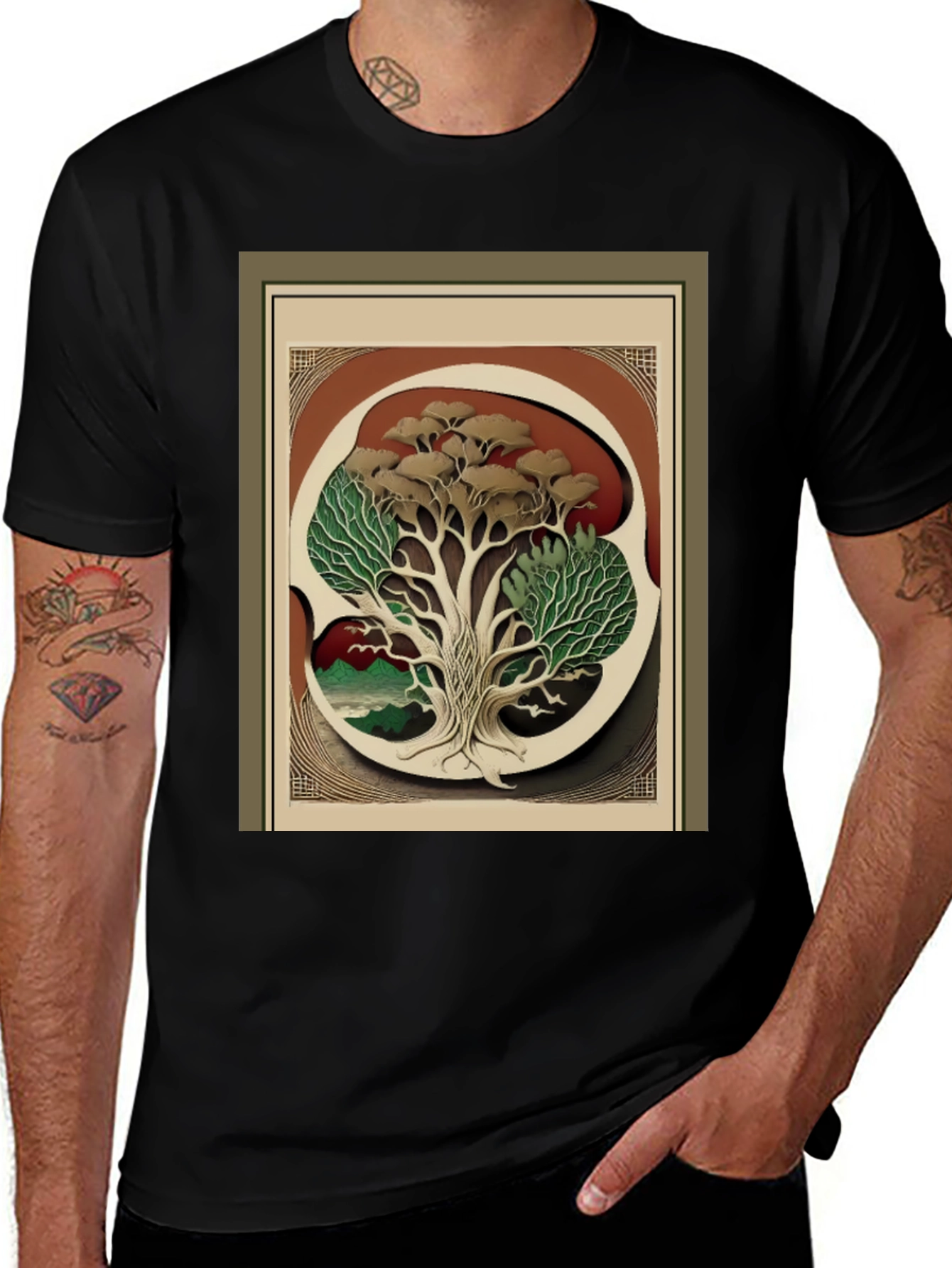 Variant 9 of Arboreal Essence Graphic Tee