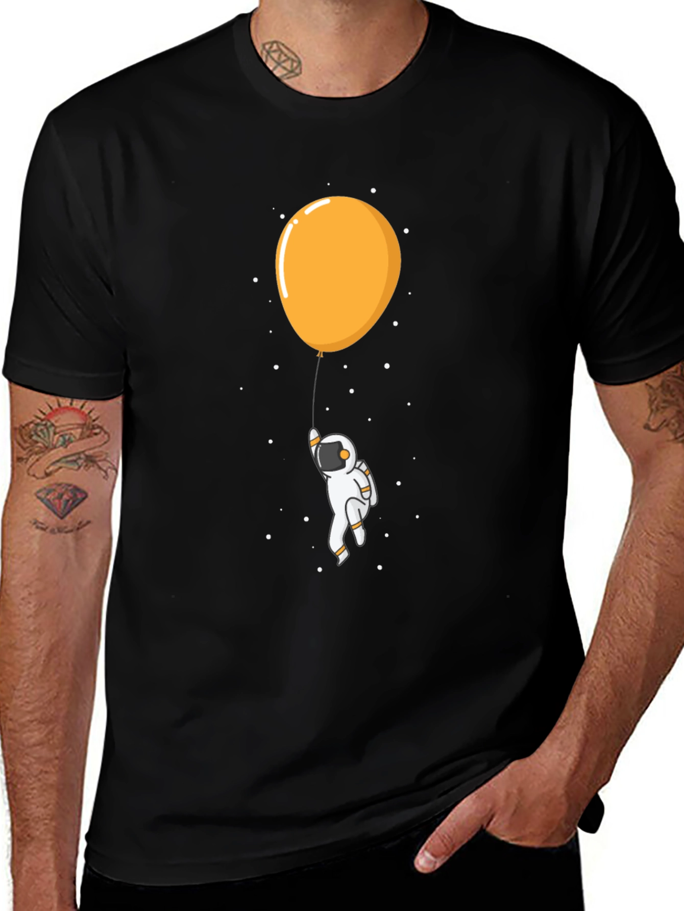 Variant 7 of Astronaut Balloon Graphic Tee