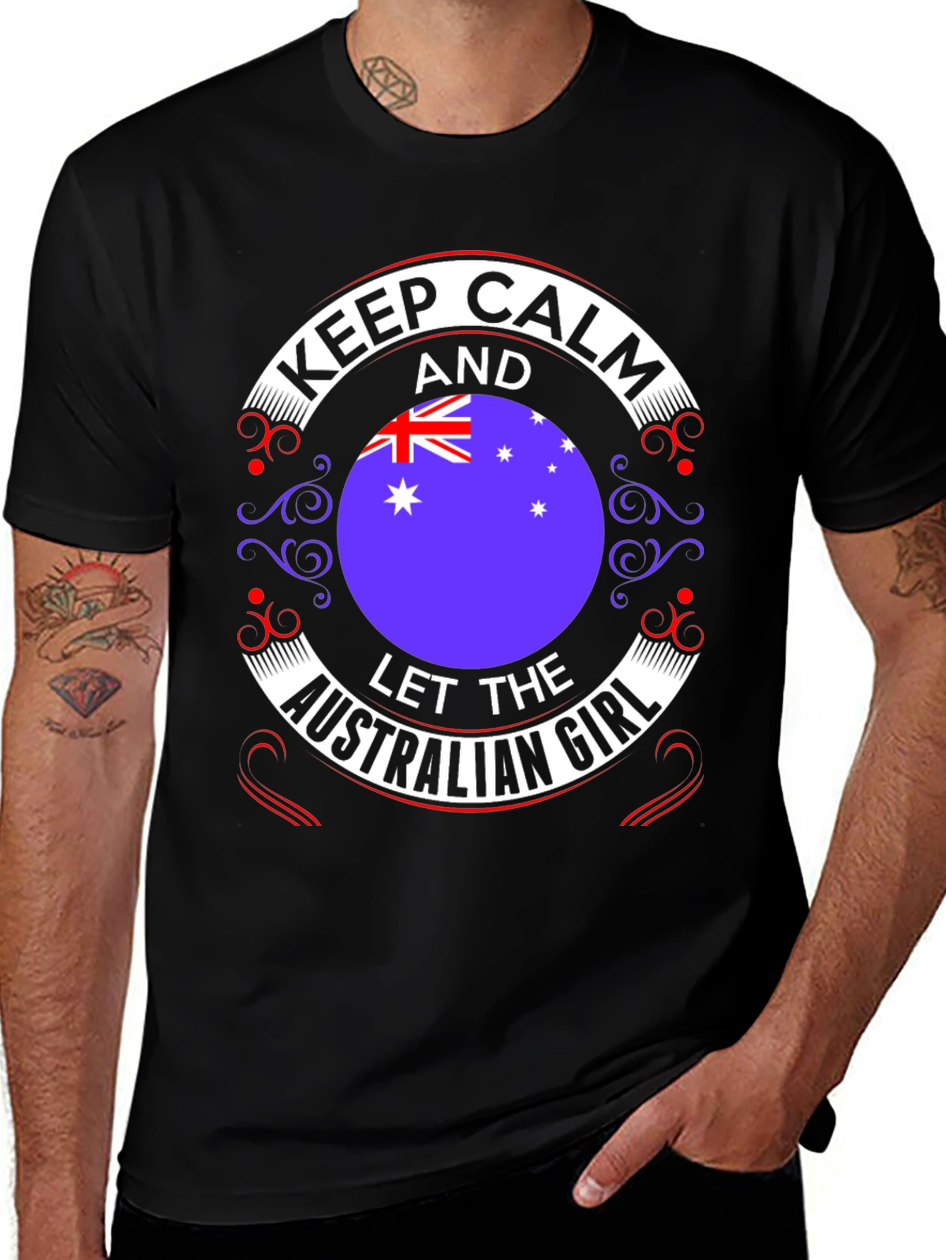Keep Calm Australian Girl T-Shirt