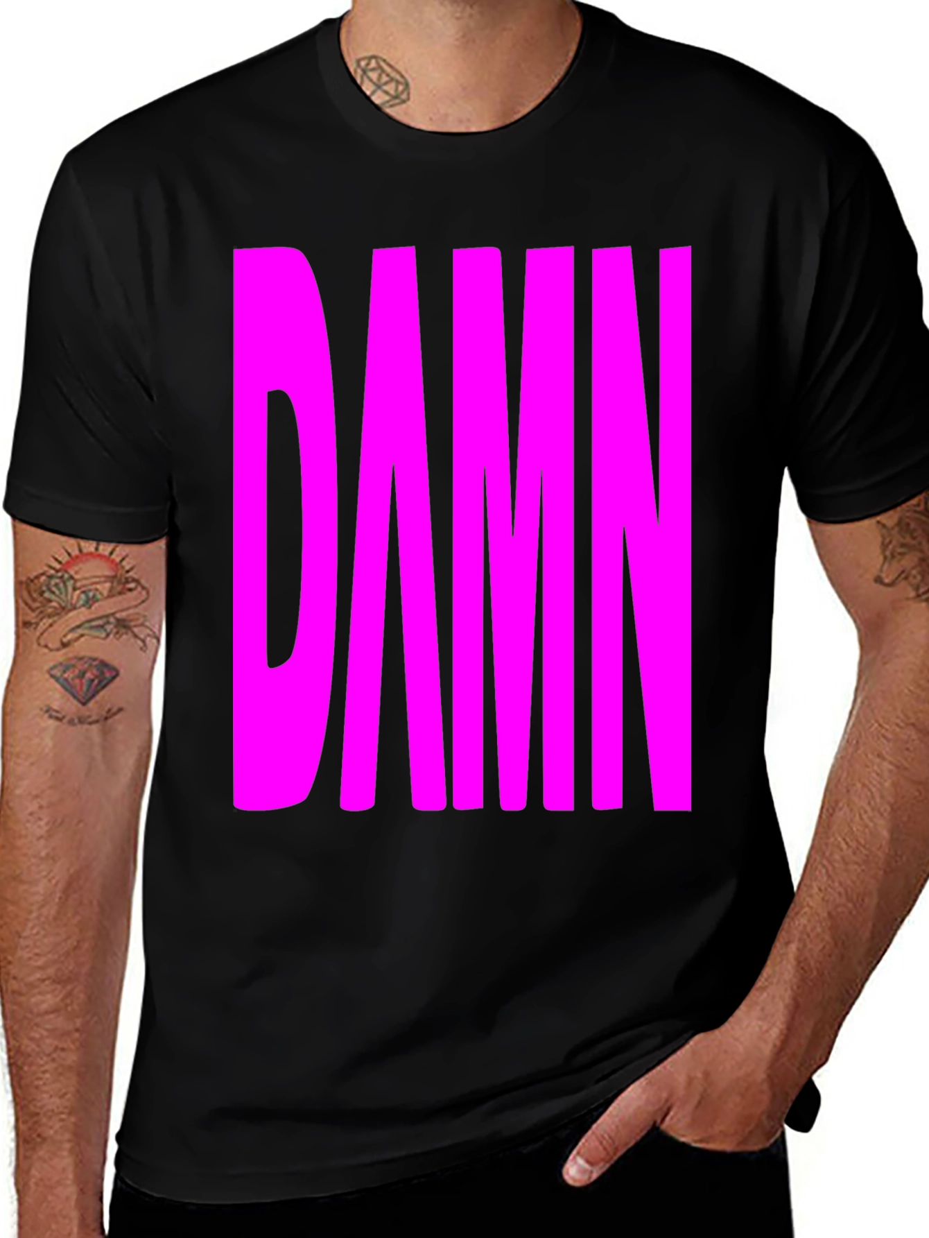 Variant 18 of DAMN Graphic Tee - Bold Streetwear Style