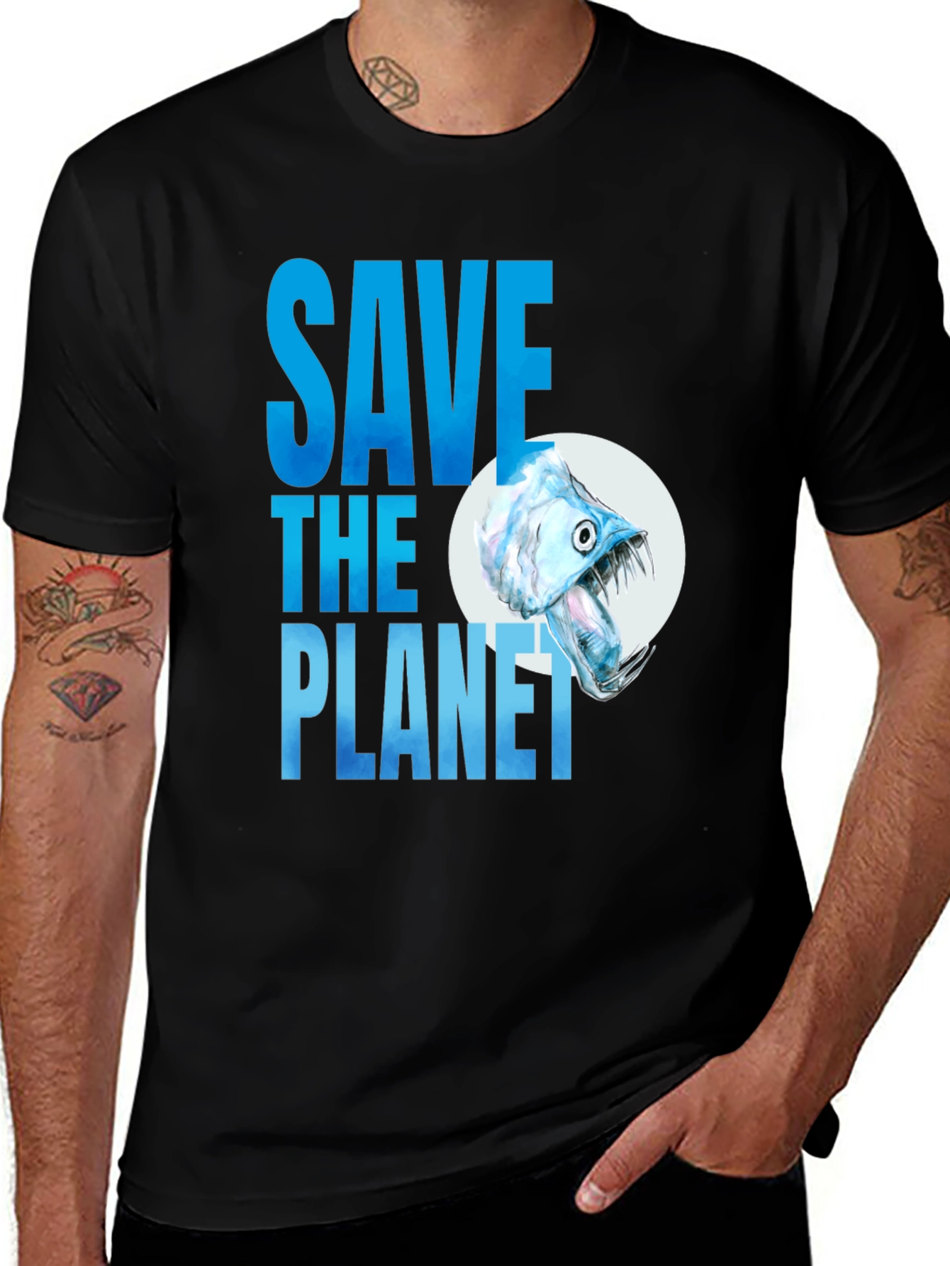 Variant 13 of Save the Planet Graphic Tee