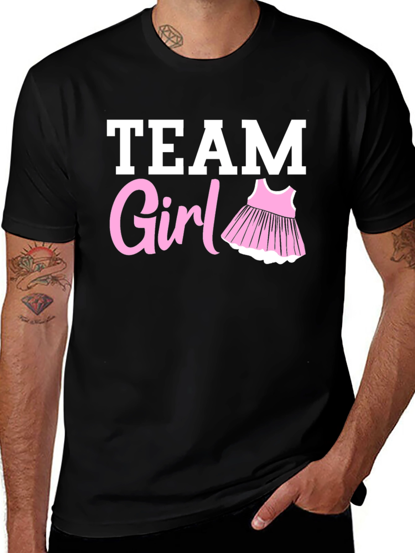 Team Girl T-Shirt - Gender Reveal Party