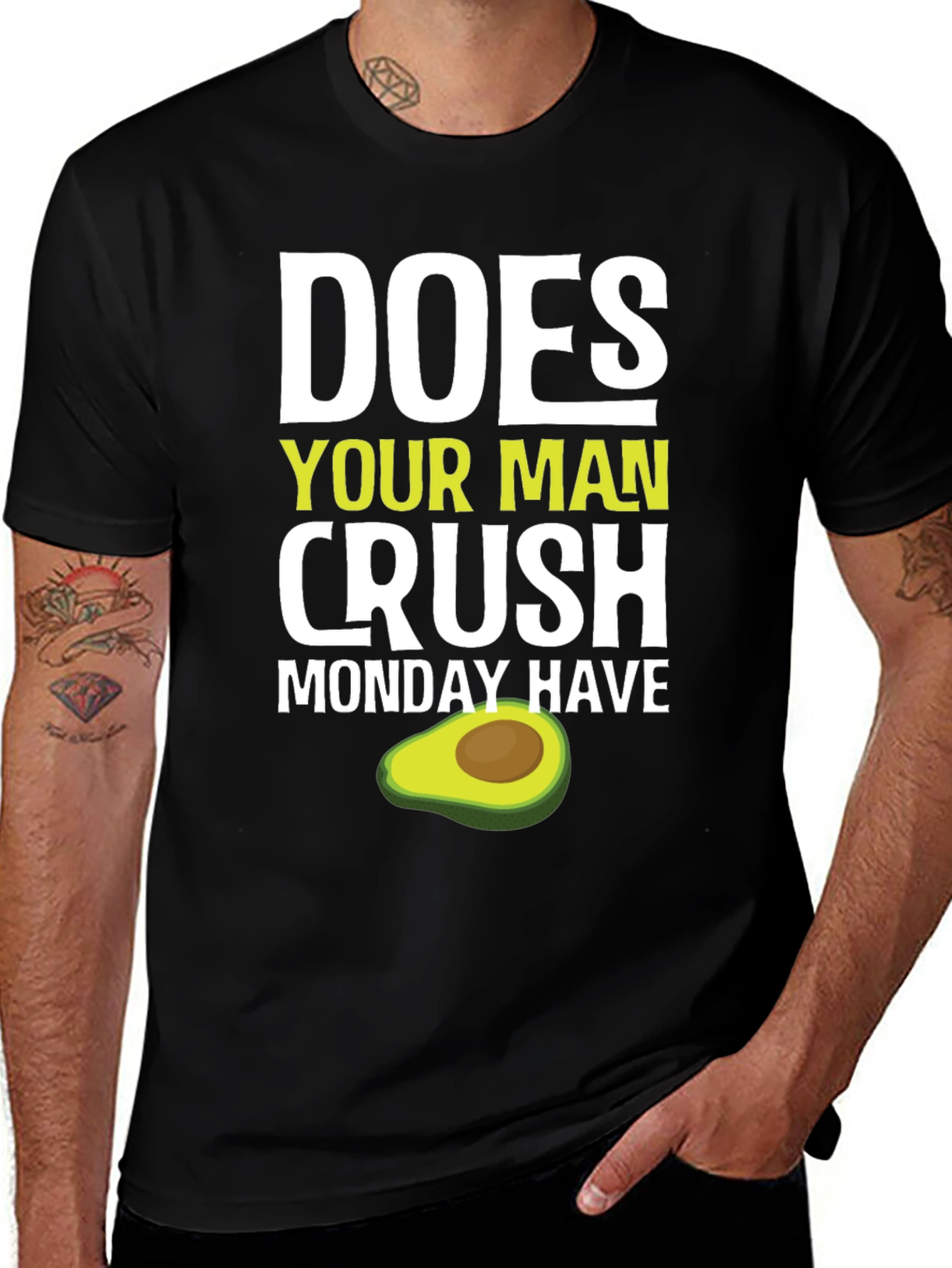 Variant 14 of Does Your Man Crush Monday Have Avocado T-Shirt