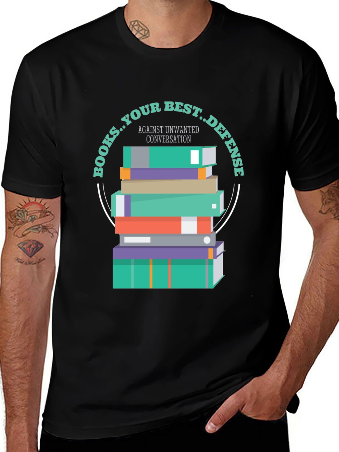 Books Defense T-Shirt