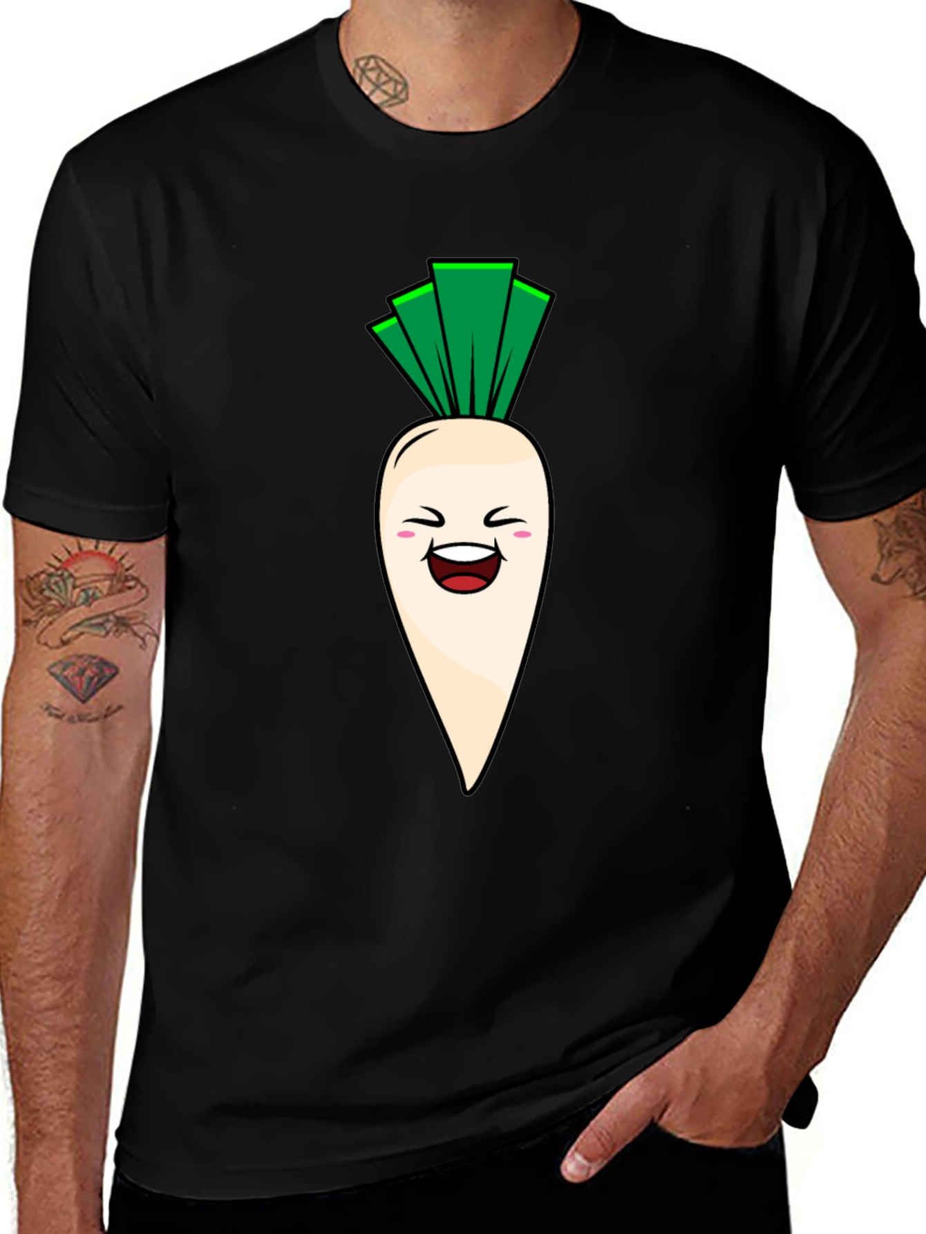 Variant 6 of Funny Radish Graphic T-Shirt - Unisex