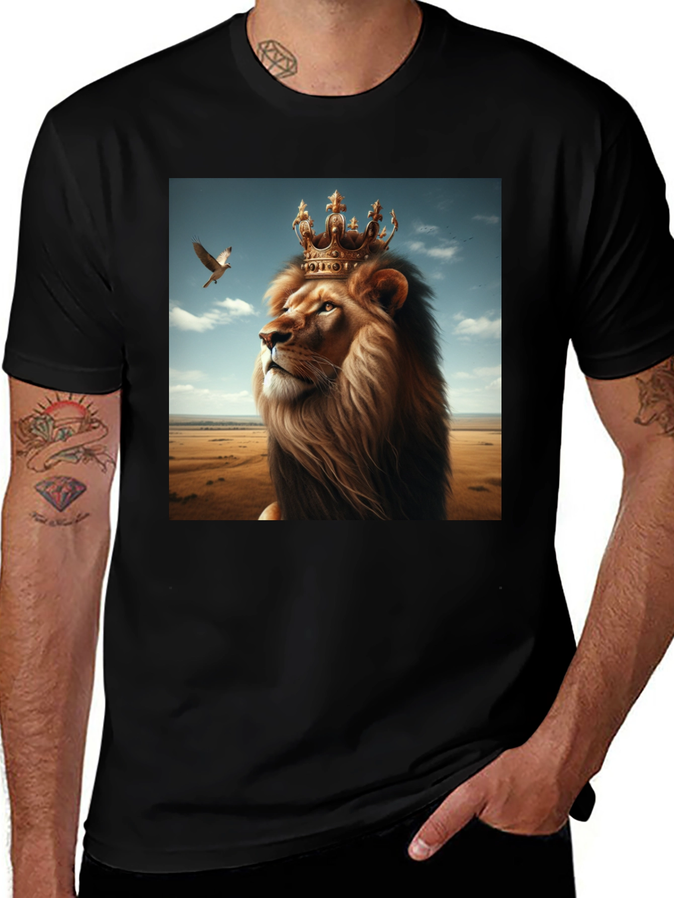 Variant 8 of Lion King Graphic Tee - Regal Style
