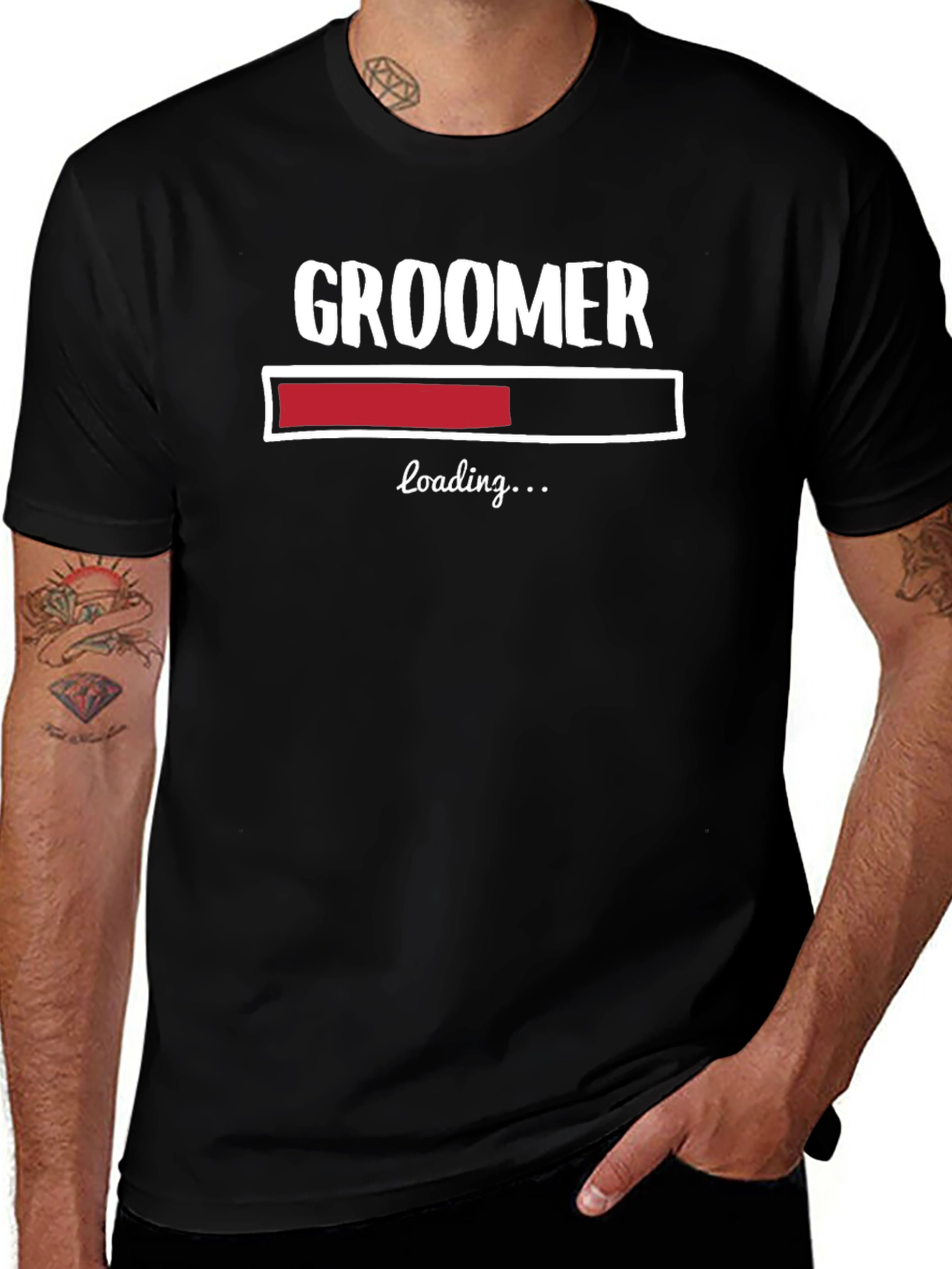 Variant 12 of Groomer Loading Funny T-Shirt