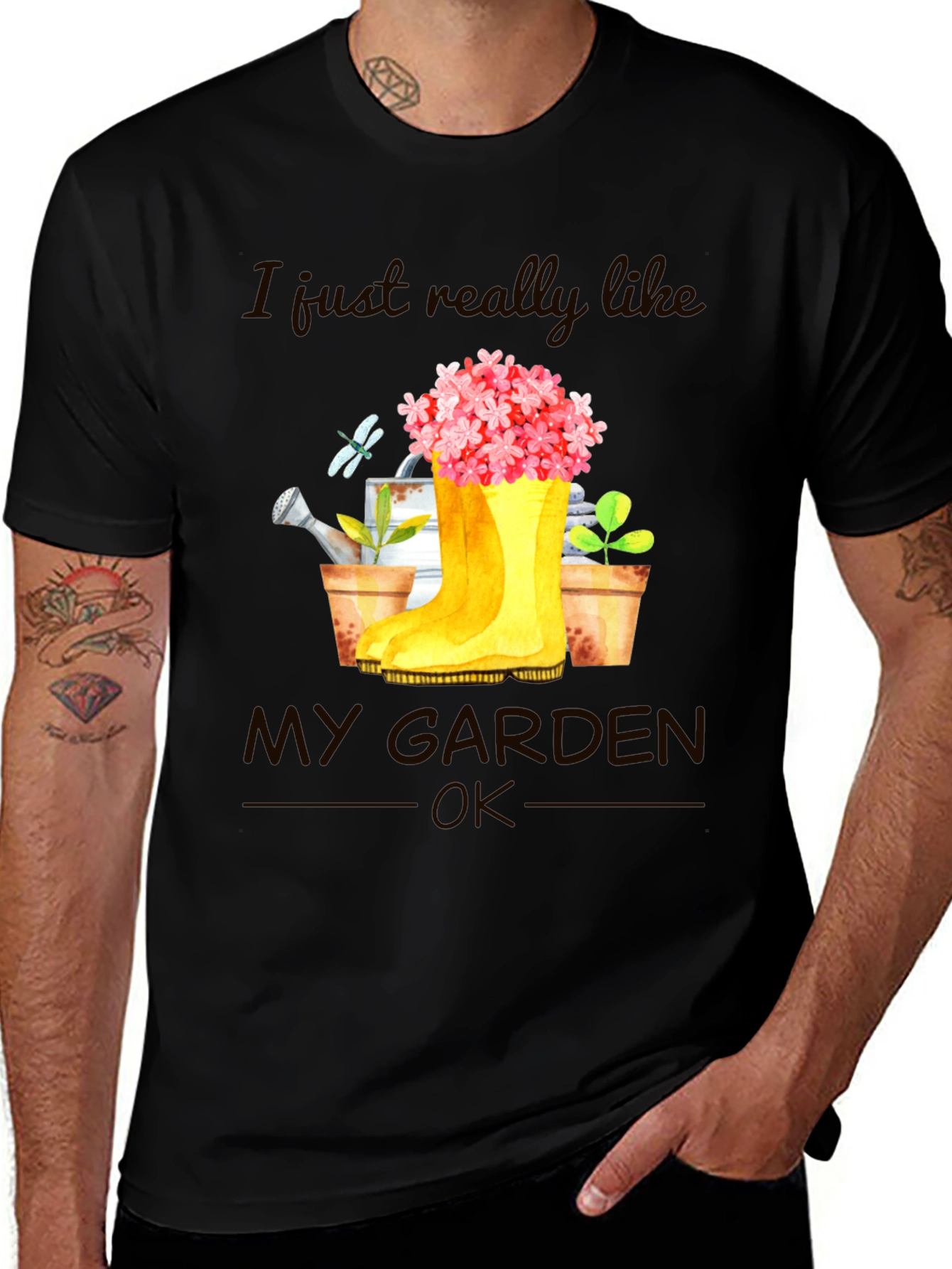 Gardening Lover T-Shirt - I Just Really Like My Garden