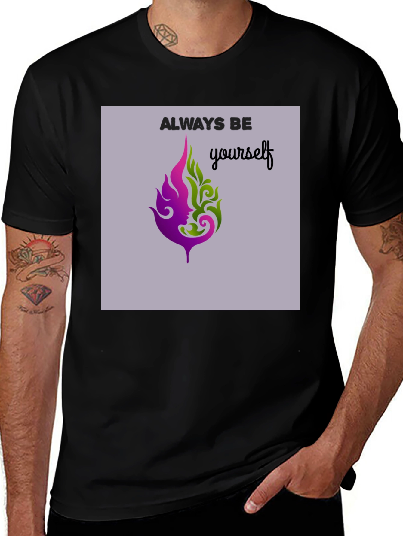 Variant 7 of Always Be Yourself Graphic Tee - Unisex