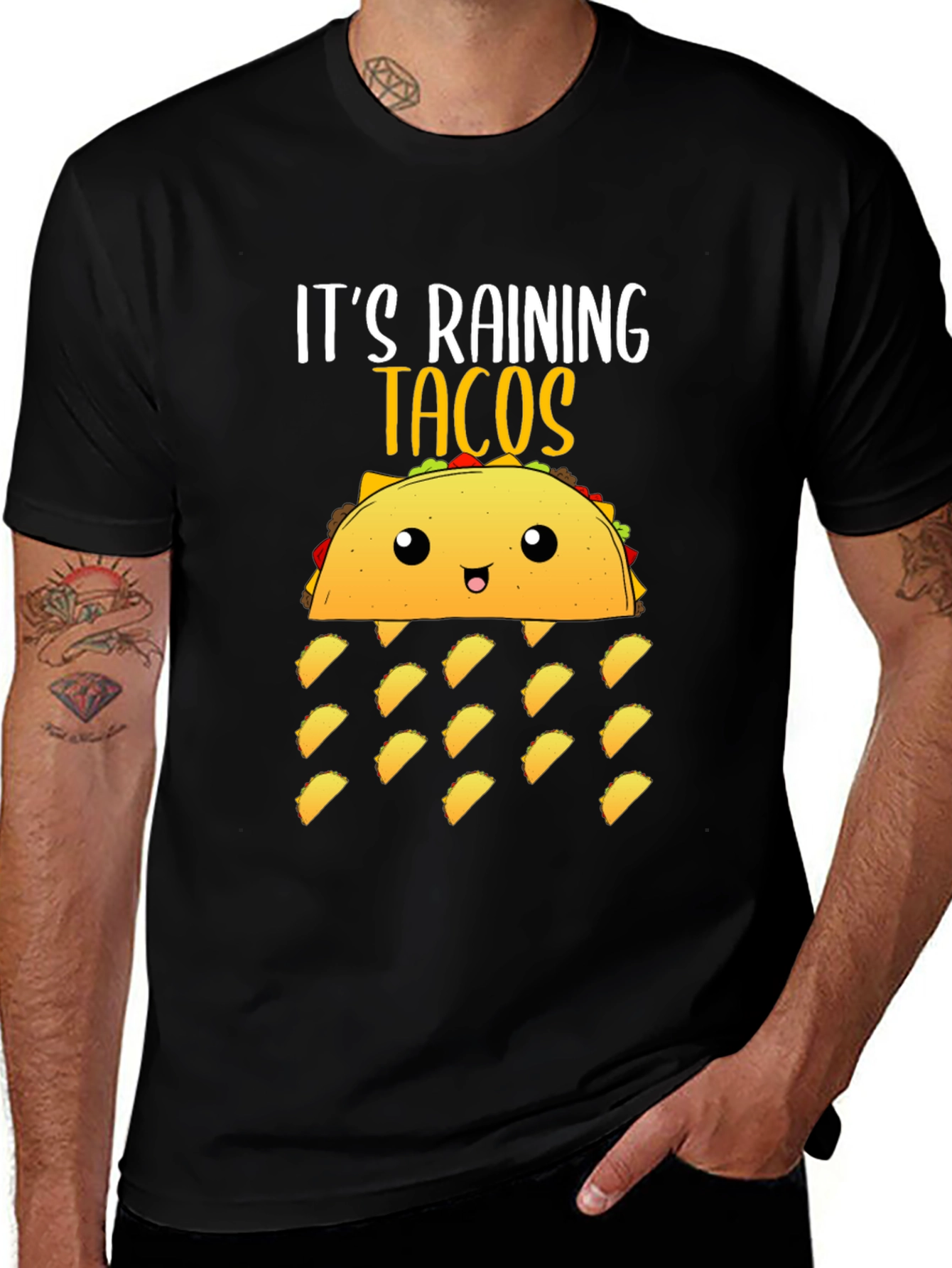 Variant 5 of It's Raining Tacos Graphic T-Shirt