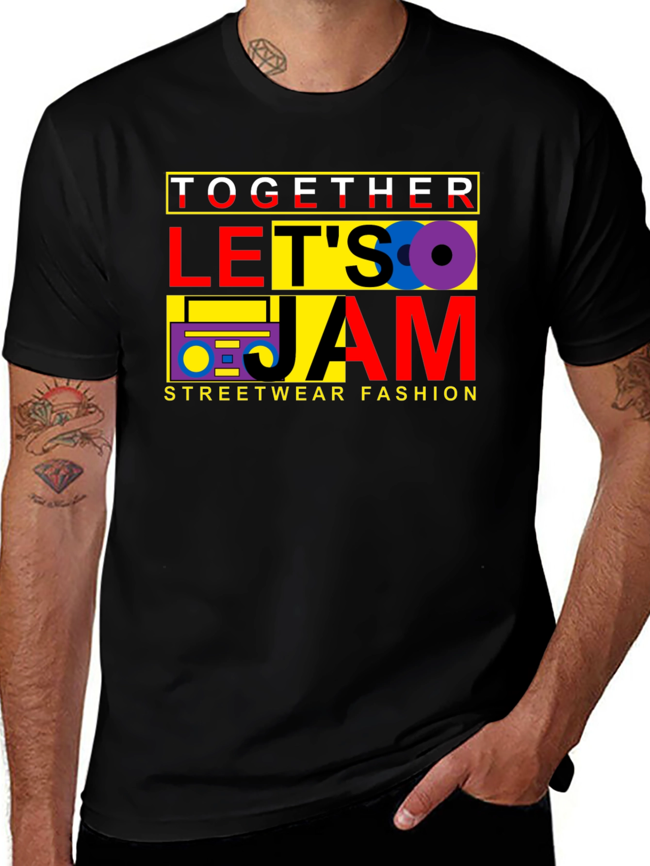 Variant 14 of Retro Let's Jam T-Shirt - Vintage 90s Streetwear