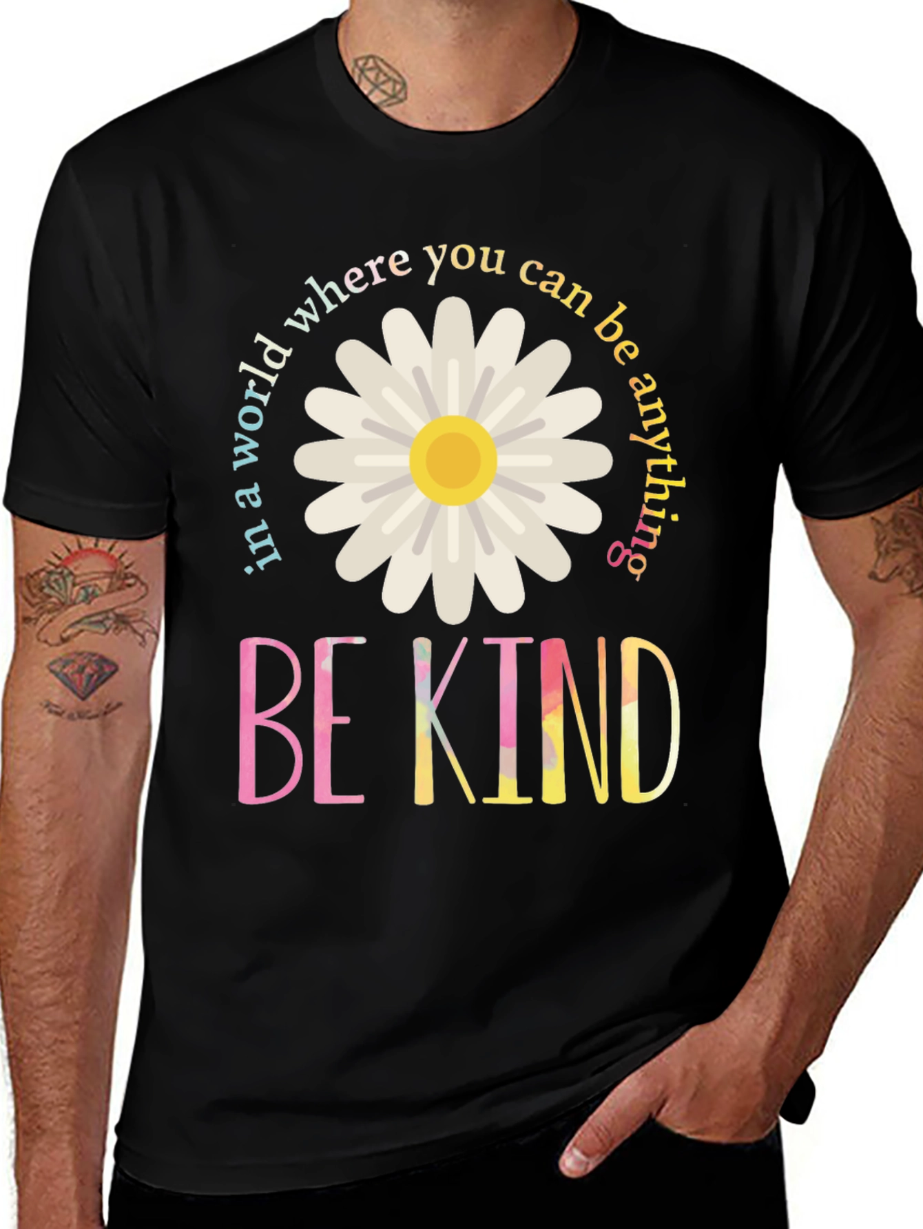 Variant 20 of Be Kind Daisy Graphic T-Shirt