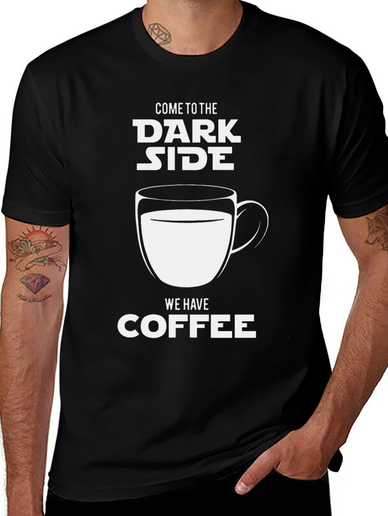 Variant 23 of Dark Side Coffee T-Shirt - Funny Graphic Tee