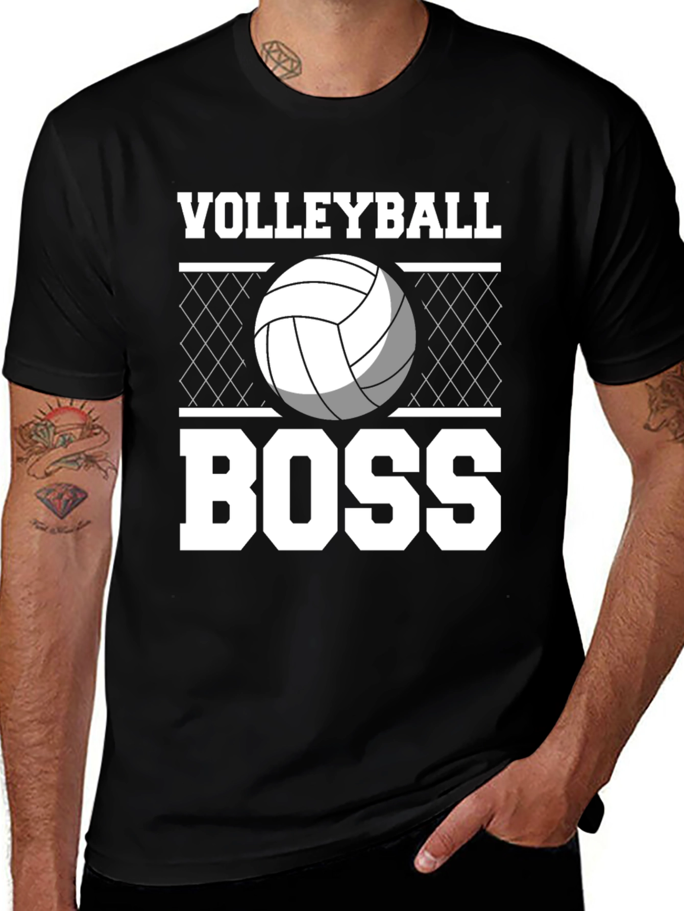Variant 30 of Volleyball Boss Graphic T-Shirt