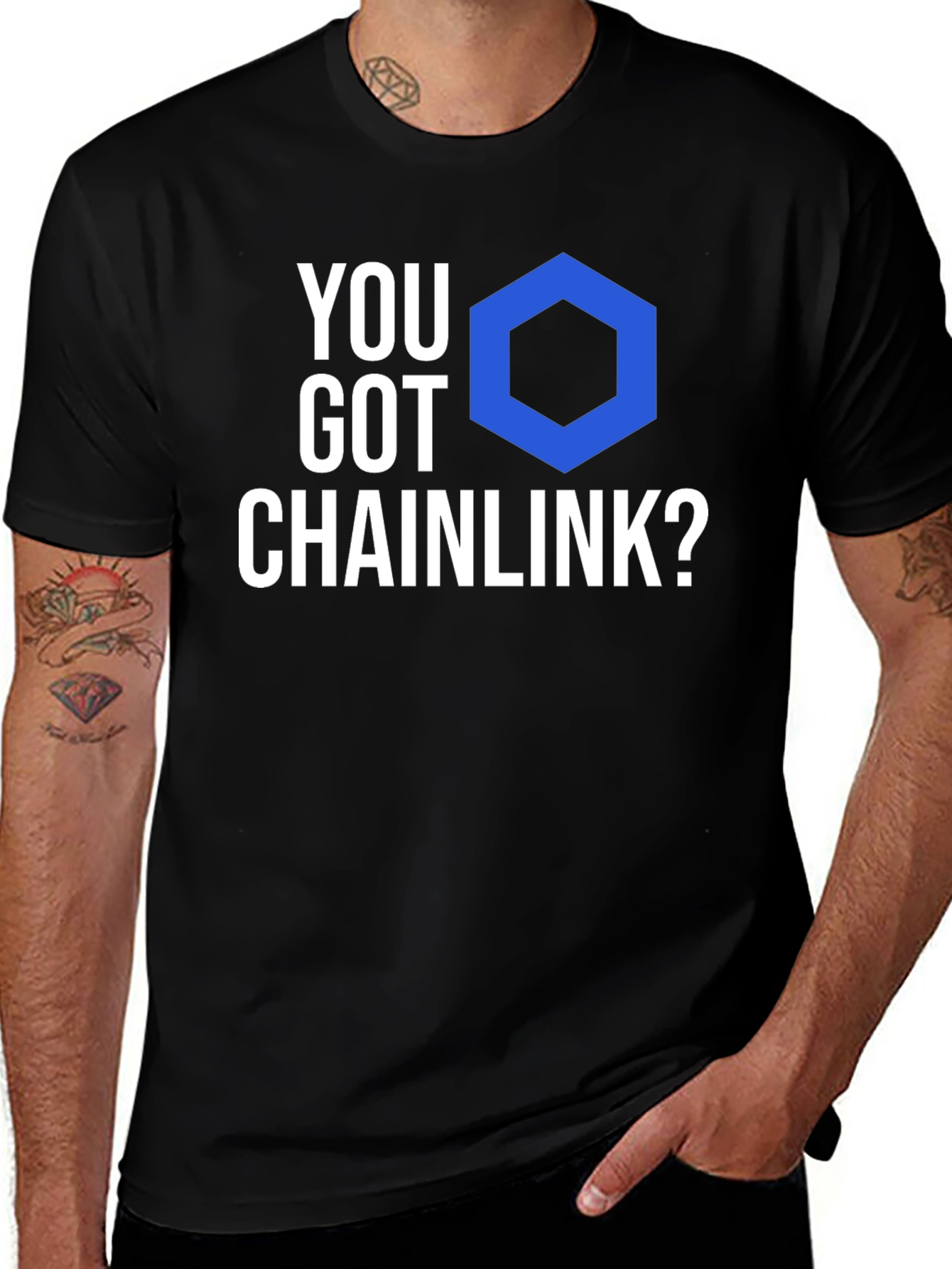 Chainlink T-Shirt Crypto Tee Blockchain Shirt