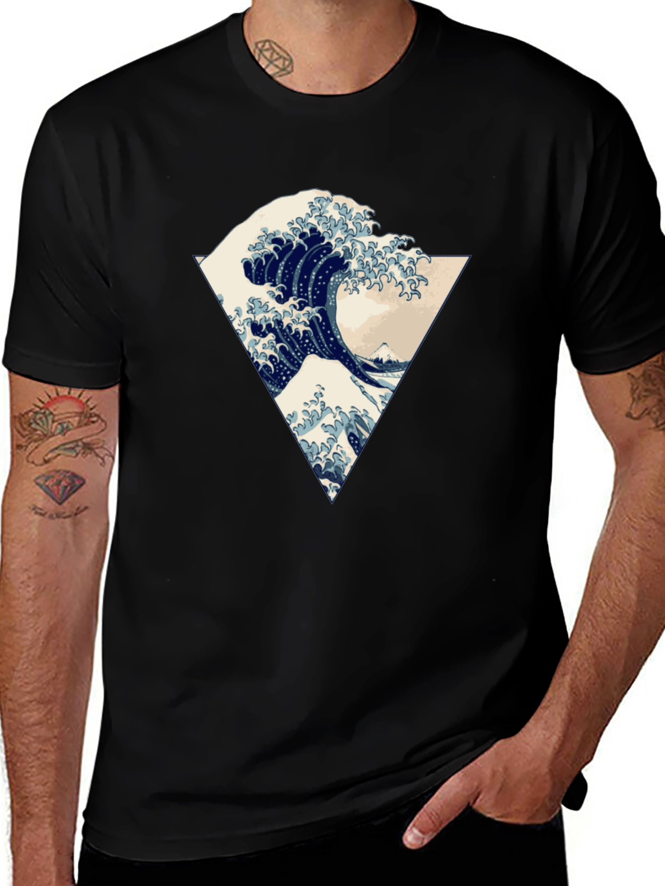 Great Wave Graphic Tee - Classic Japanese Art