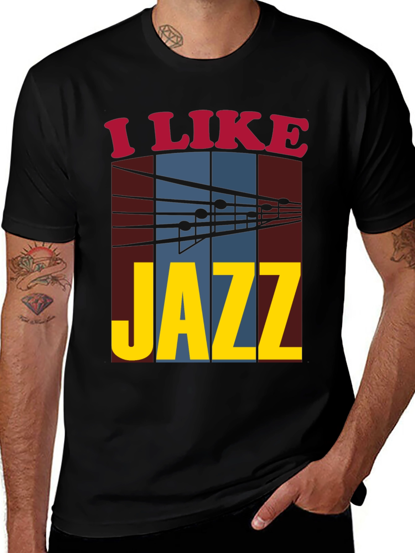 Variant 9 of I Like Jazz Graphic Tee