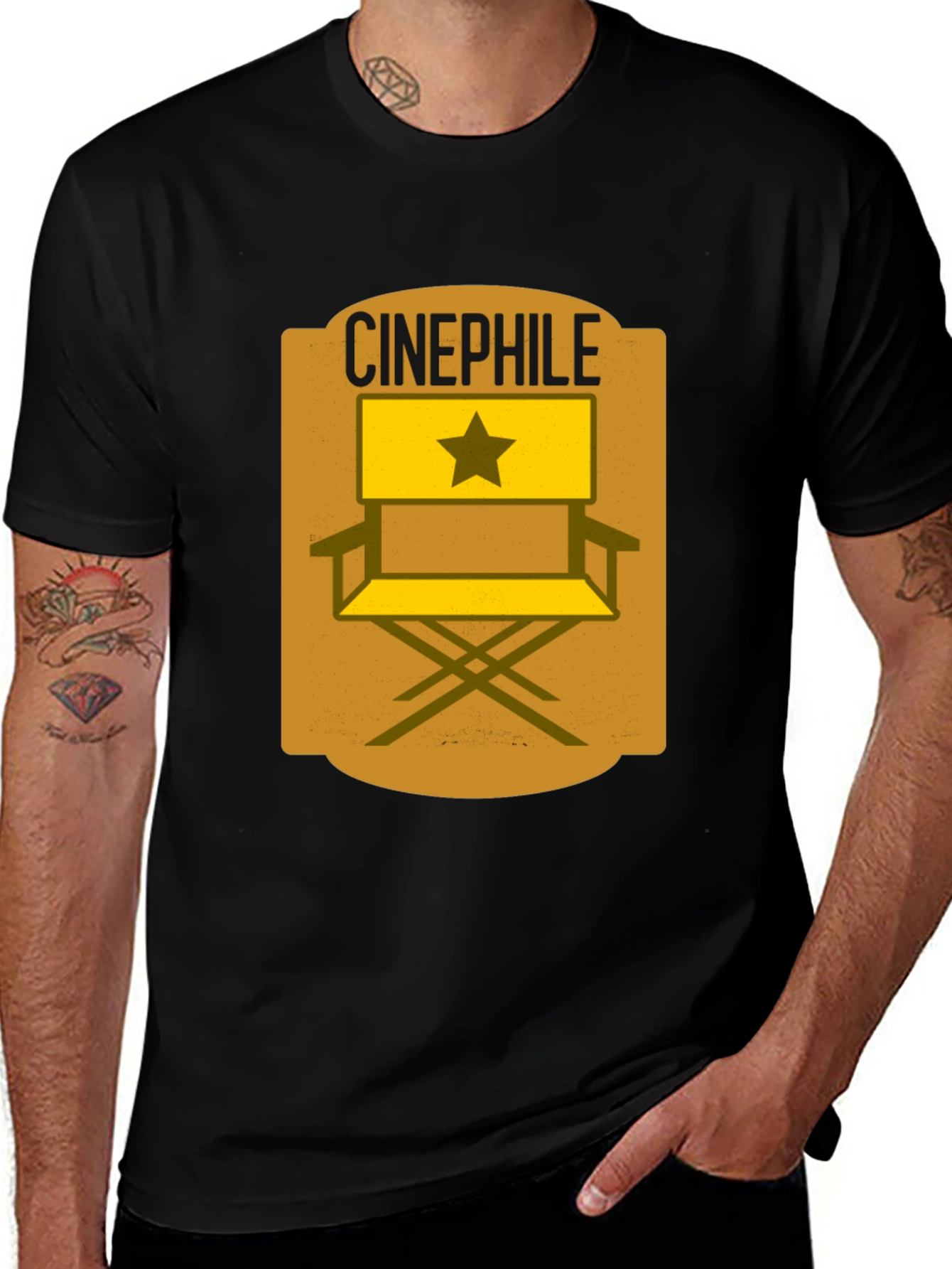 Variant 27 of Cinephile Director's Chair Graphic T-Shirt
