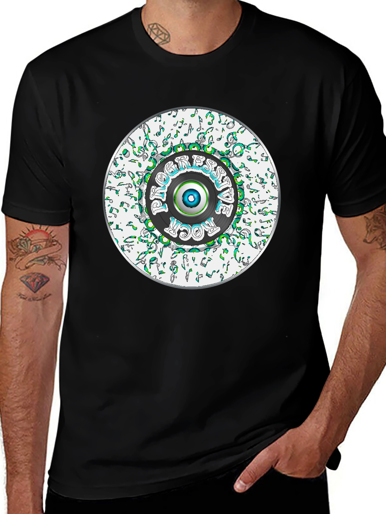 Variant 28 of Progressive Rock Music Eye T-Shirt