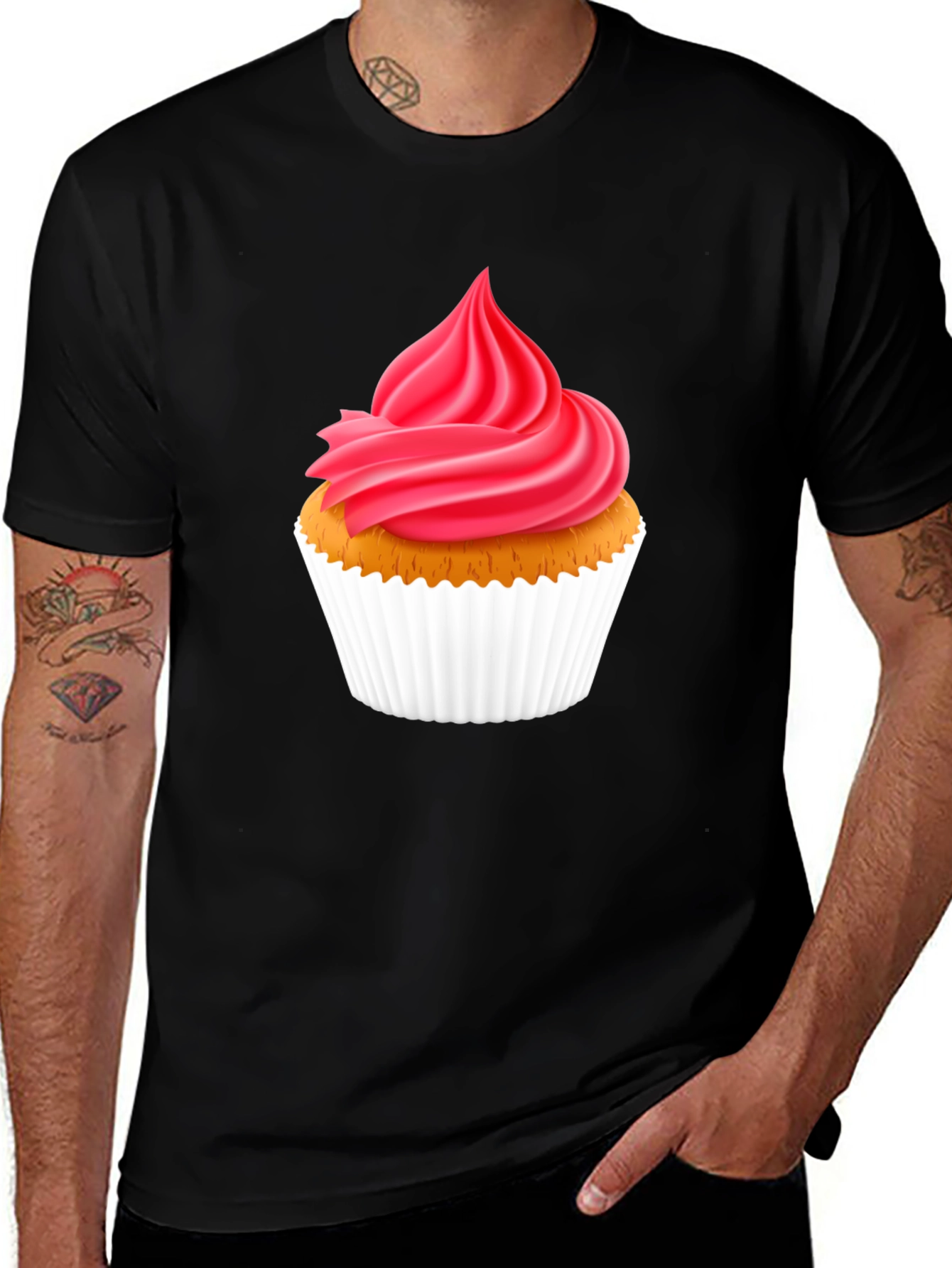 Variant 28 of Cupcake Graphic T-Shirt - Sweet Treat Design