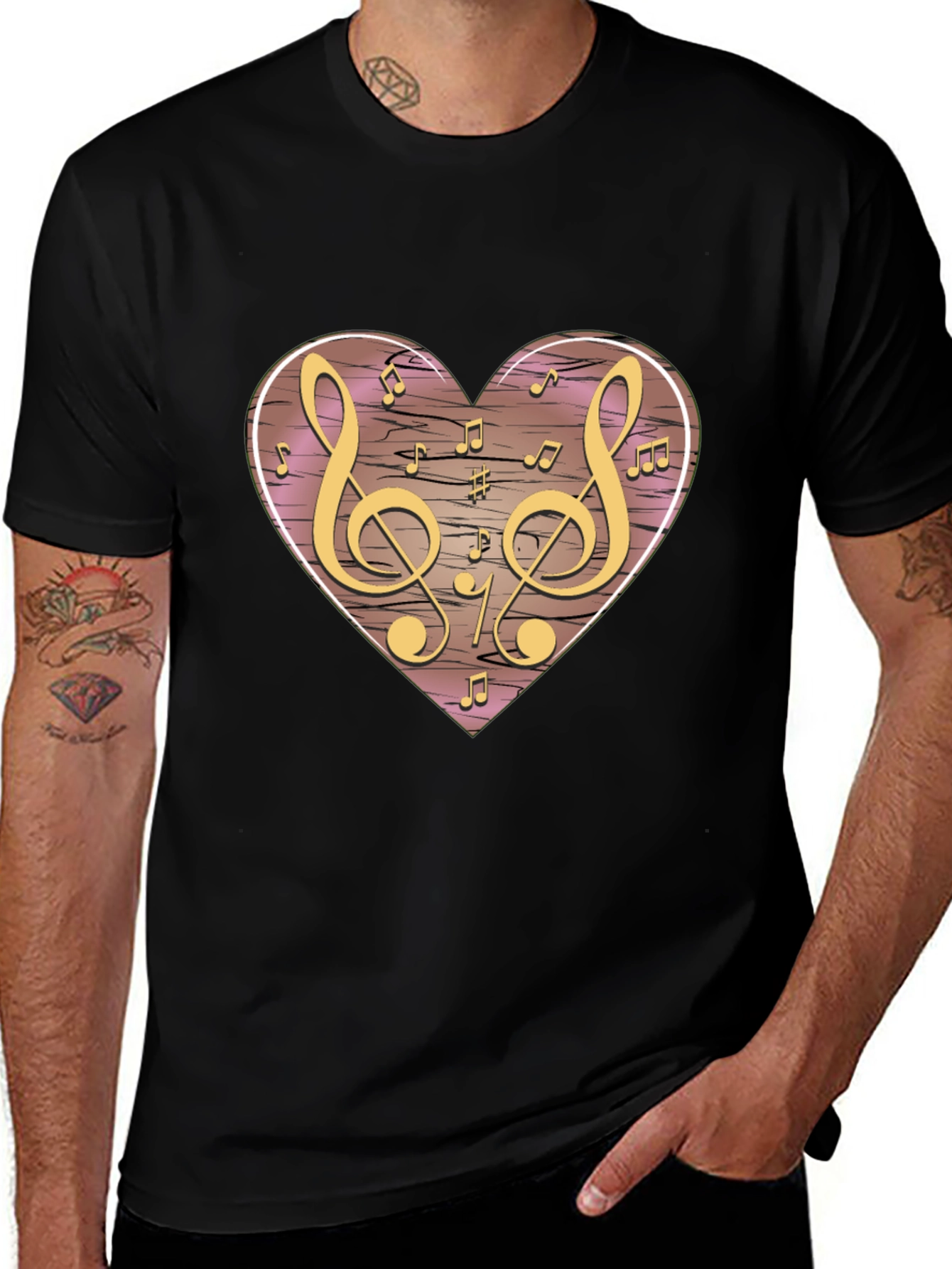 Variant 17 of Music Heart T-Shirt