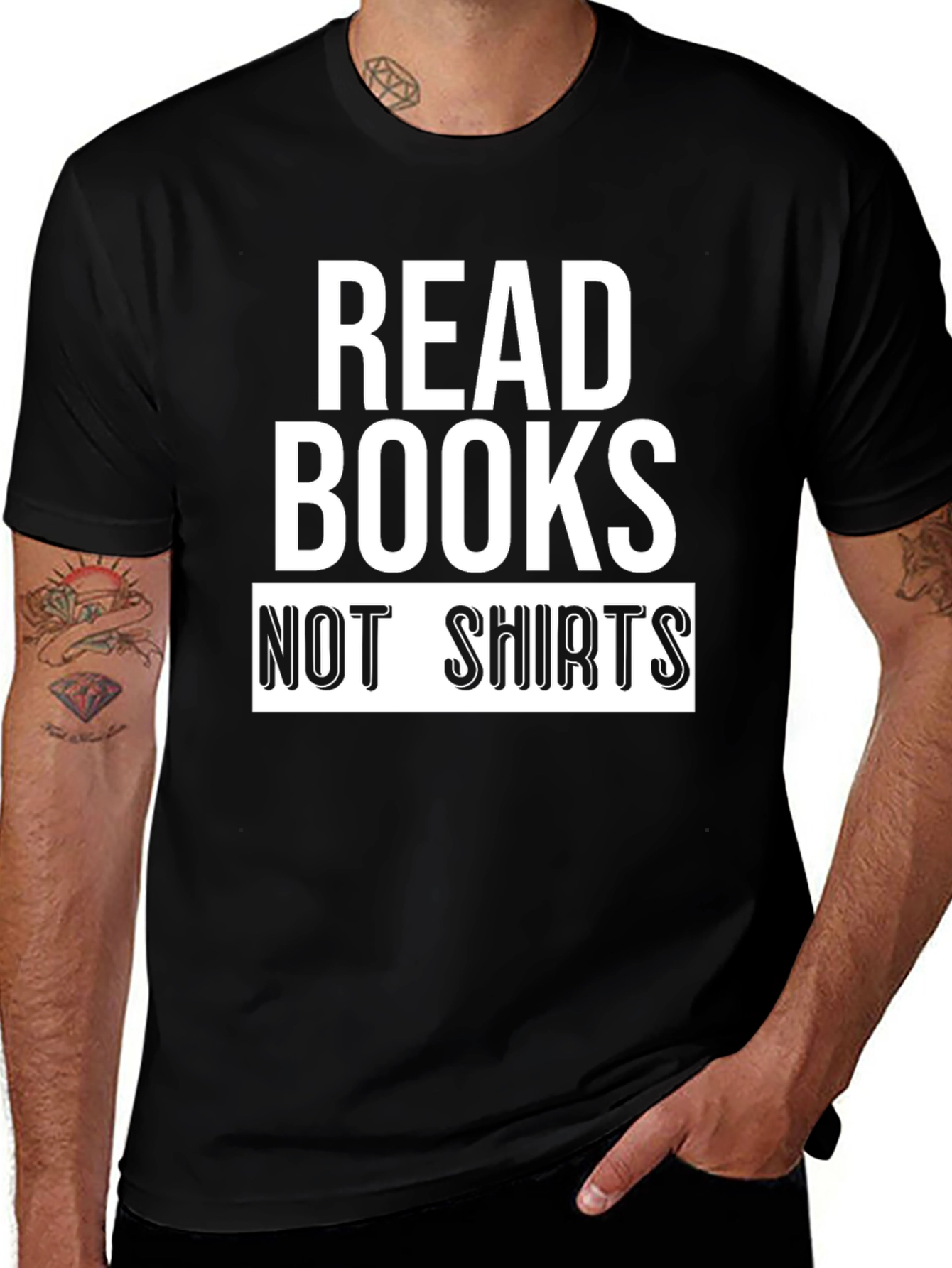 Variant 30 of Read Books Not Shirts Graphic Tee