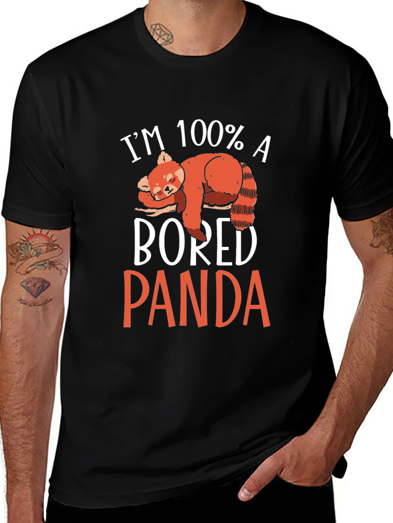 Bored Panda Graphic T-Shirt - Relaxed Style