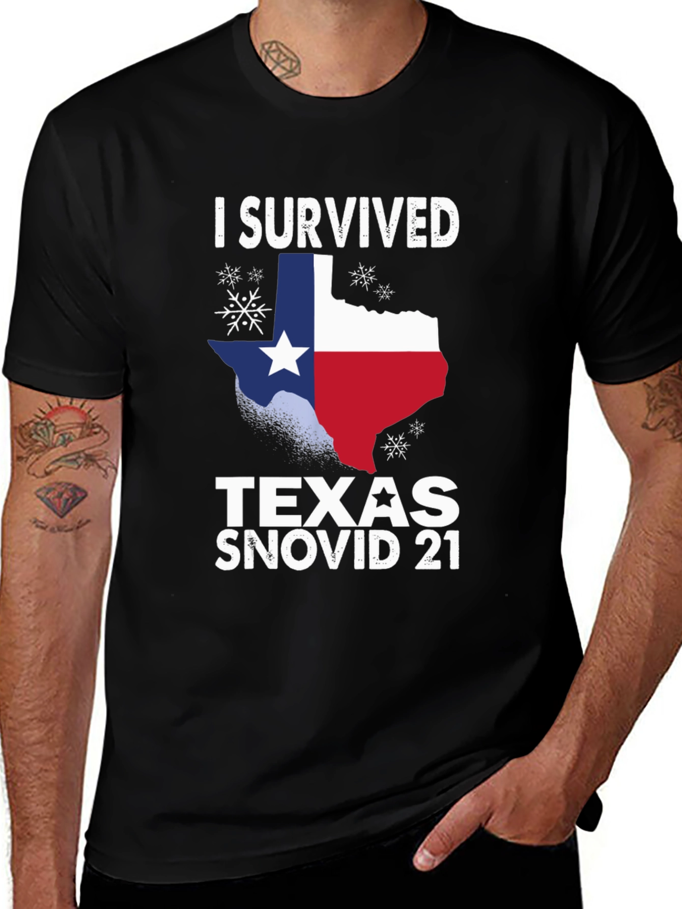 I Survived Texas Snovid 21 T-Shirt