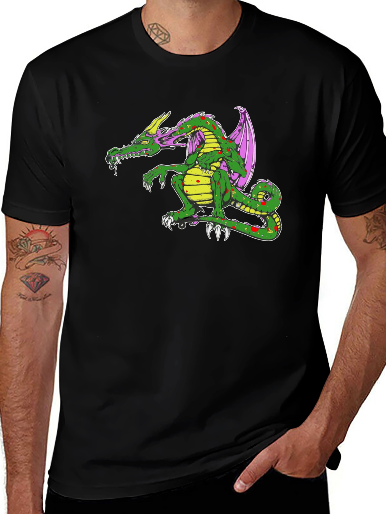 Variant 11 of Dragon Skateboard Graphic Tee