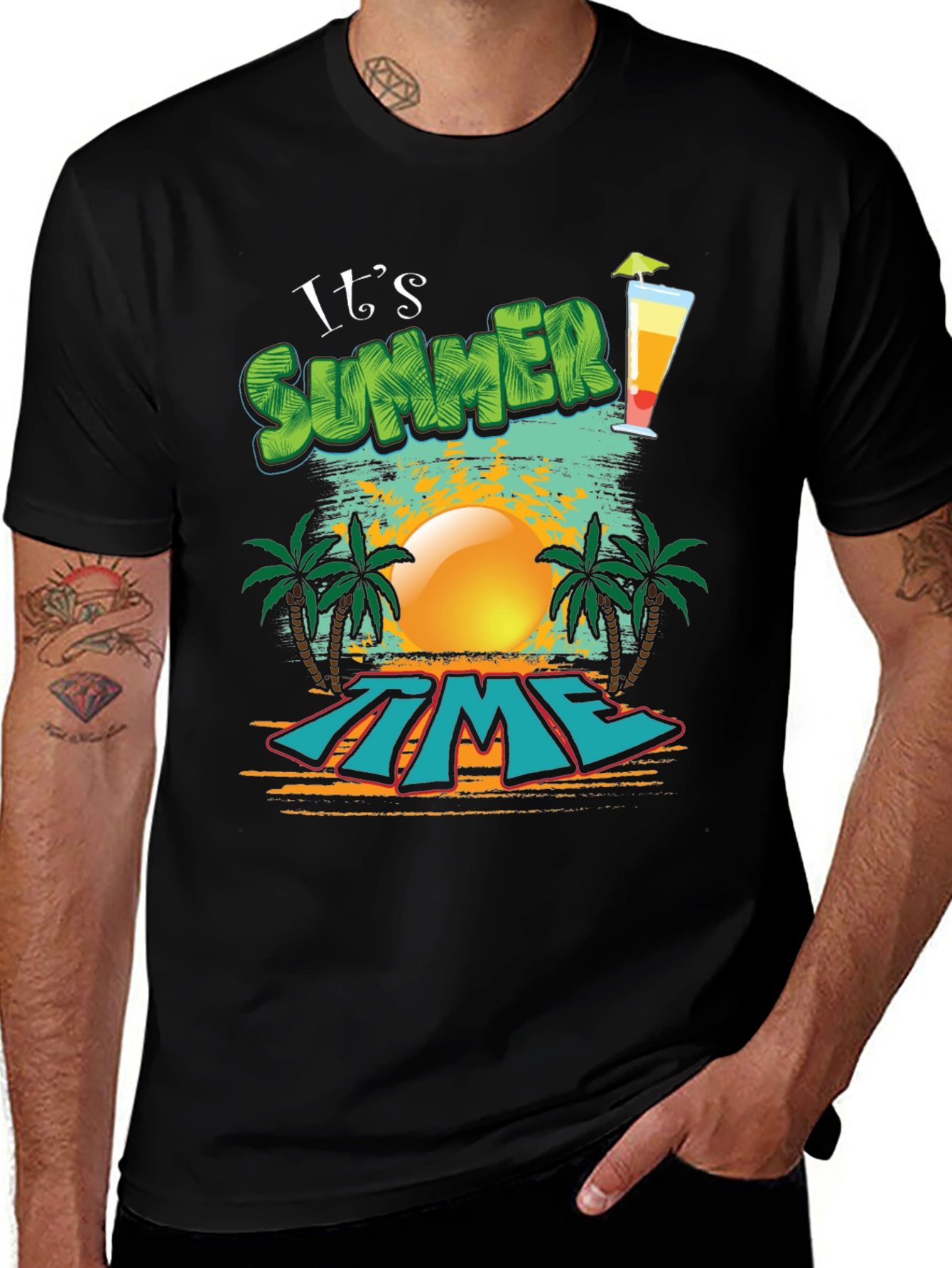 It's Summer Time Graphic T-Shirt