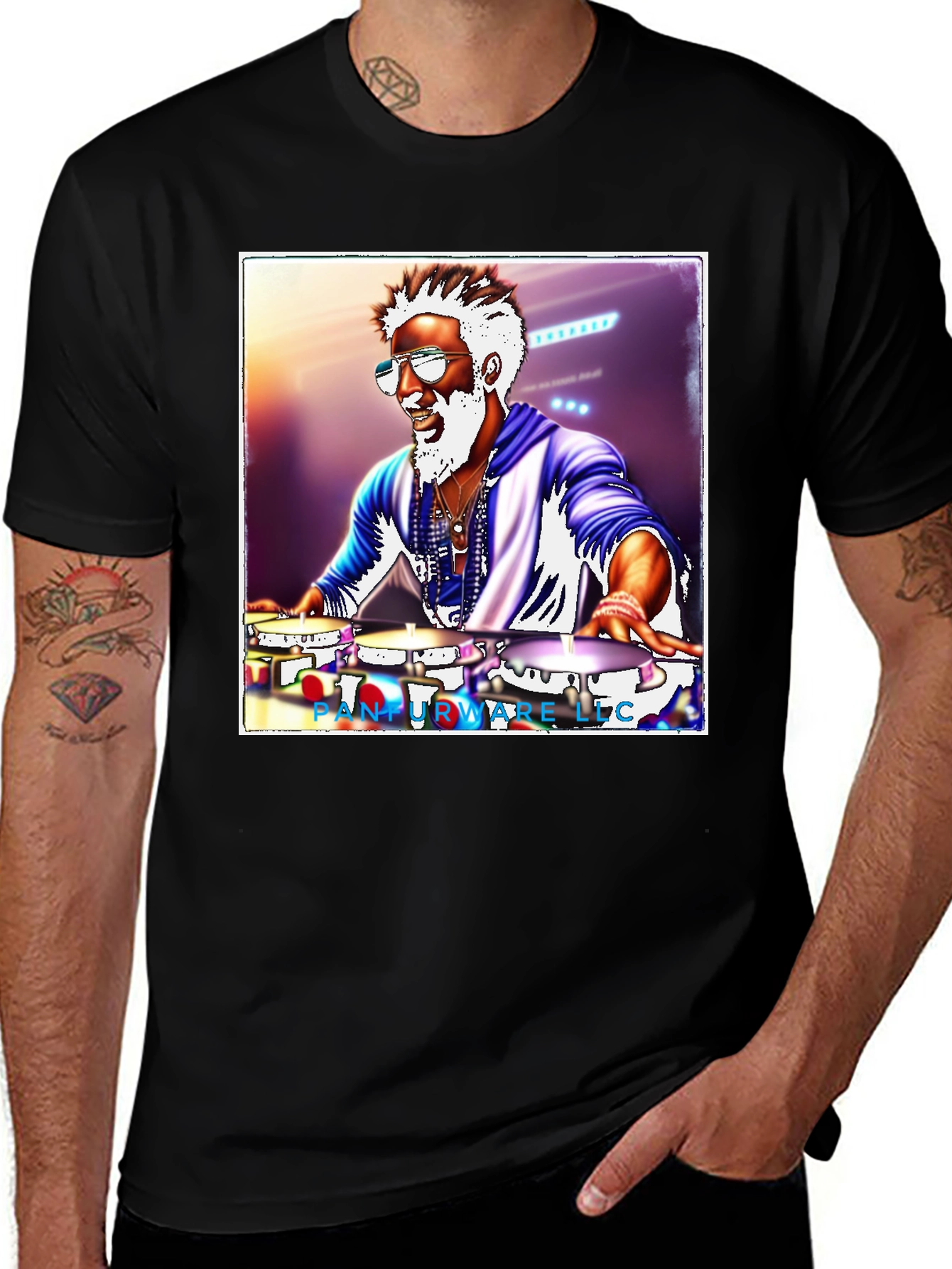 DJ Graphic Tee - Cool Black T-Shirt