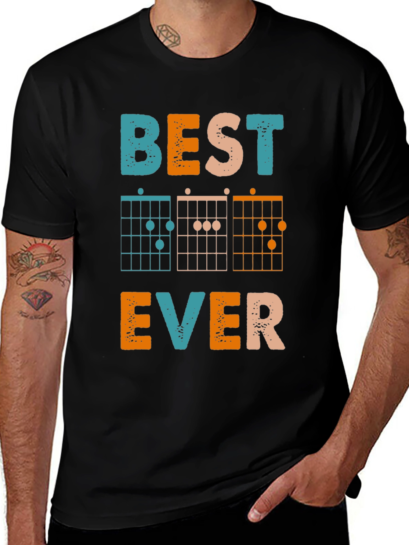 Variant 29 of Best Ever Guitar Chord T-Shirt