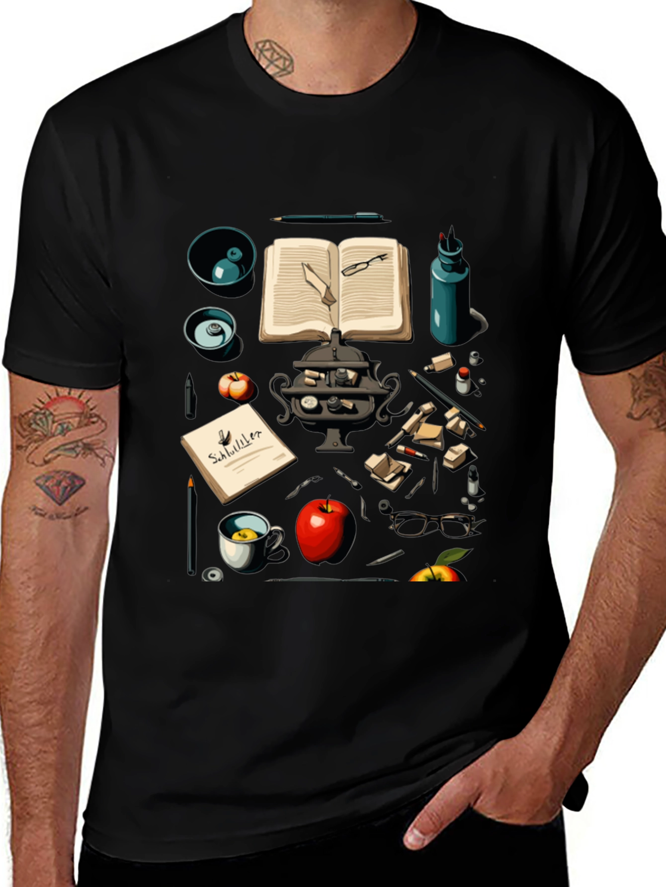 Variant 24 of Scholar's Still Life Graphic Tee